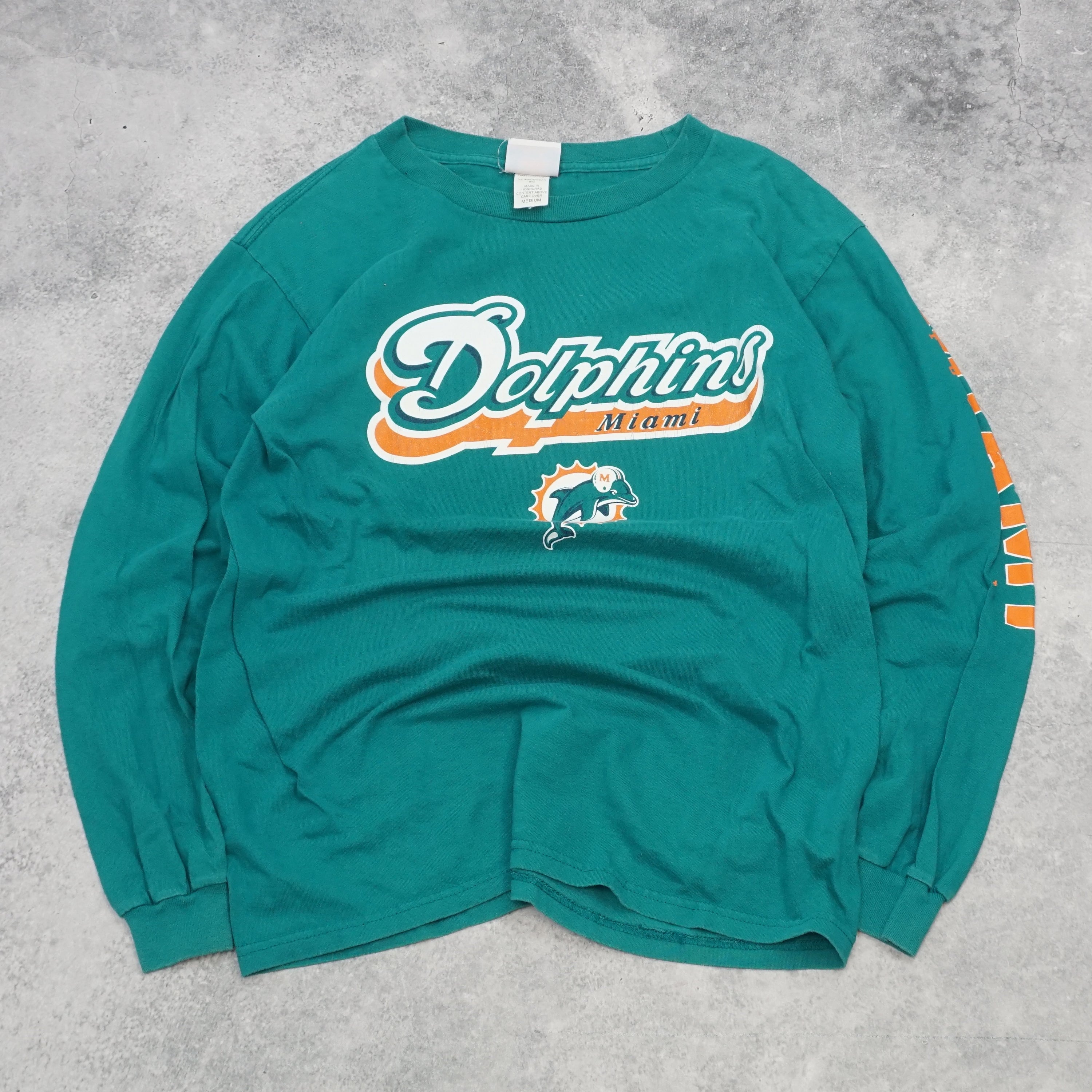 NFL Dolphins Miami Graphic Top Long Sleeve