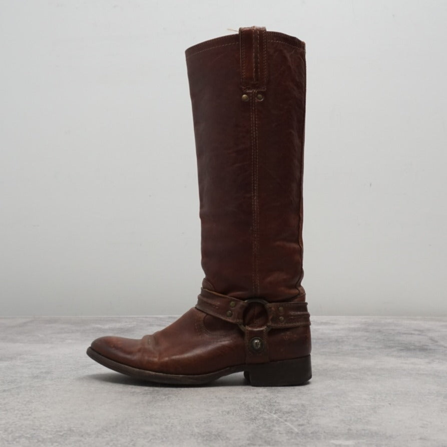 Frye Harness Leather Tall Boots