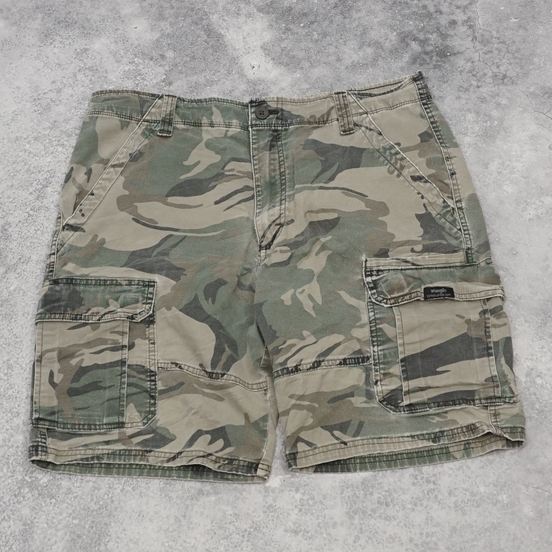 Wrangler Camo Utility Shorts