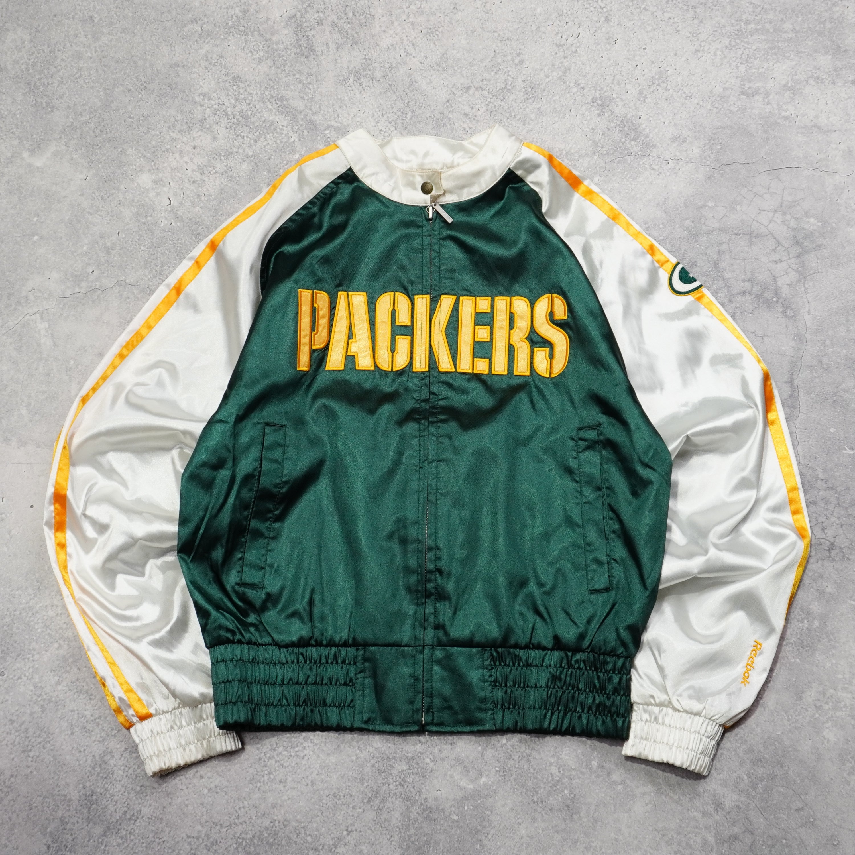 90s Reebok Packers Vintage Track Jacket