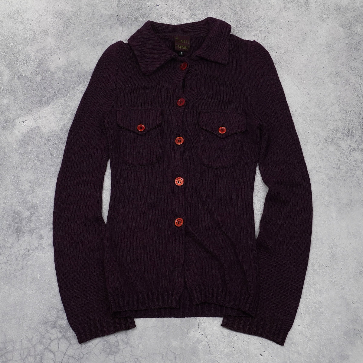 2000s Isabel Marant Collared Button-Up Knit