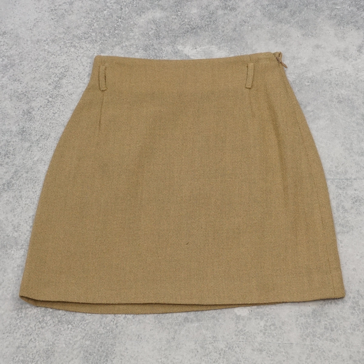 90s Dolce & Gabbana Wool High Waisted Skirt