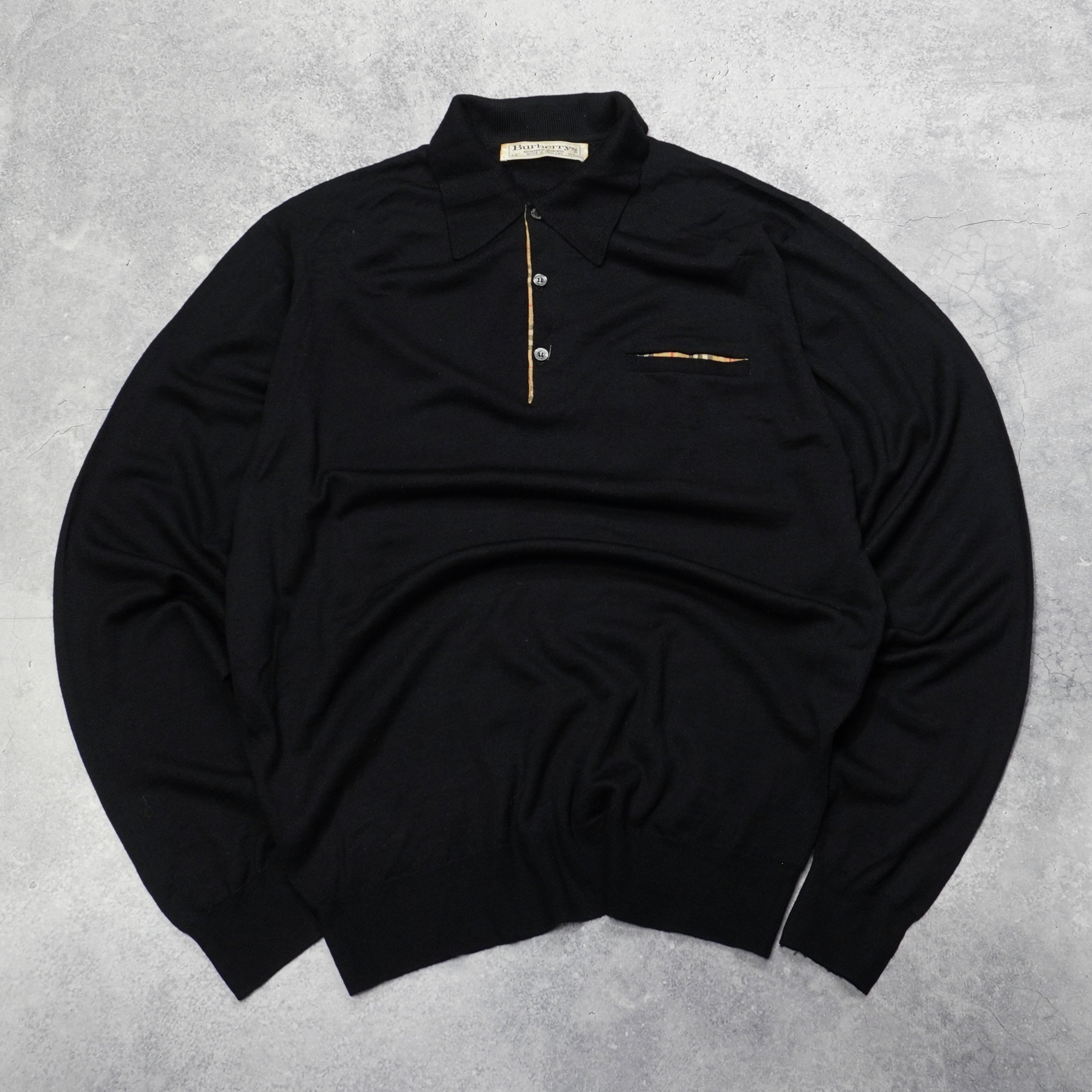 90s Burberrys Knit Polo Knit