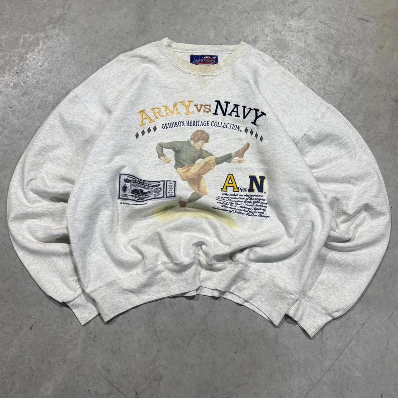 90s Army Vs Navy Graphic Crewneck