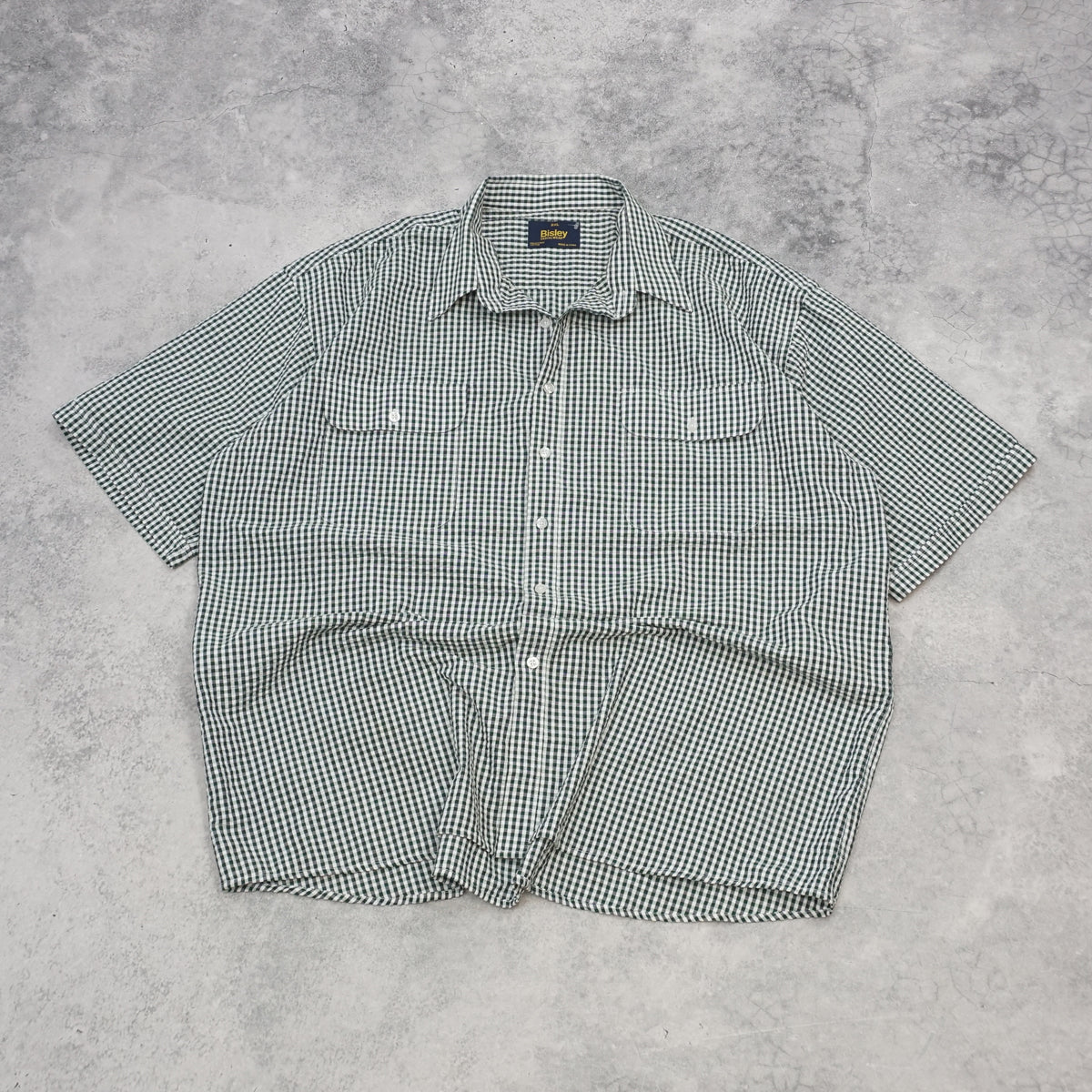 Bisley Gingham Short Sleeve Button Up