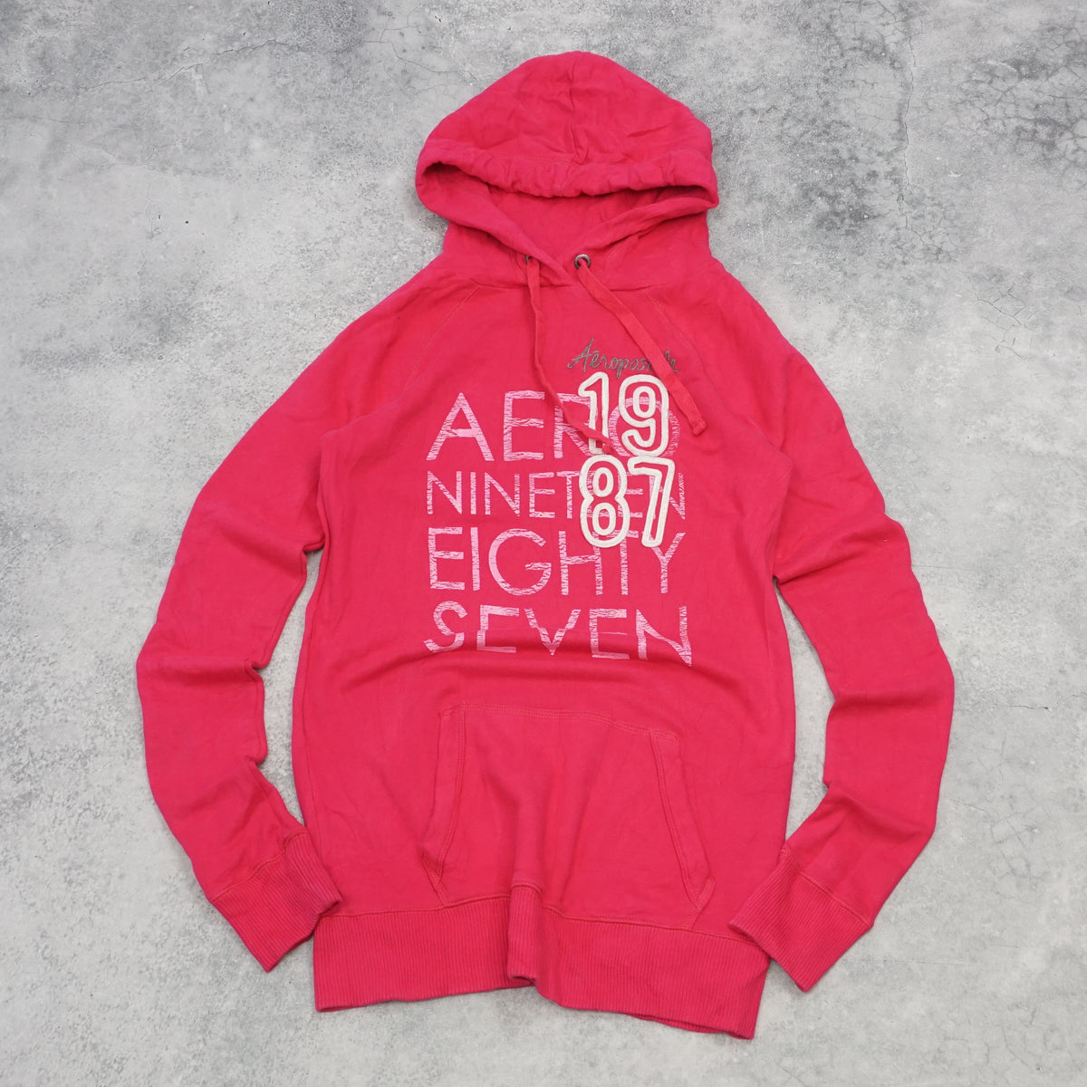 2000s Aeropostale Graphic 1987 Hoodie