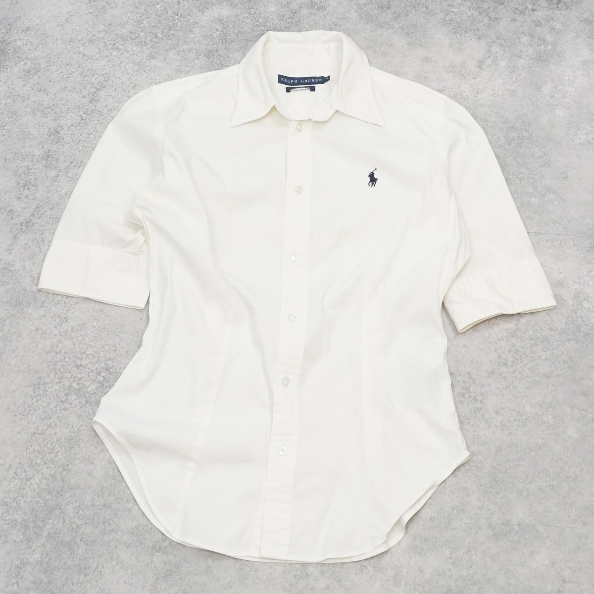 2000s Ralph Lauren Short Sleeve Fitted Button Up Shirt