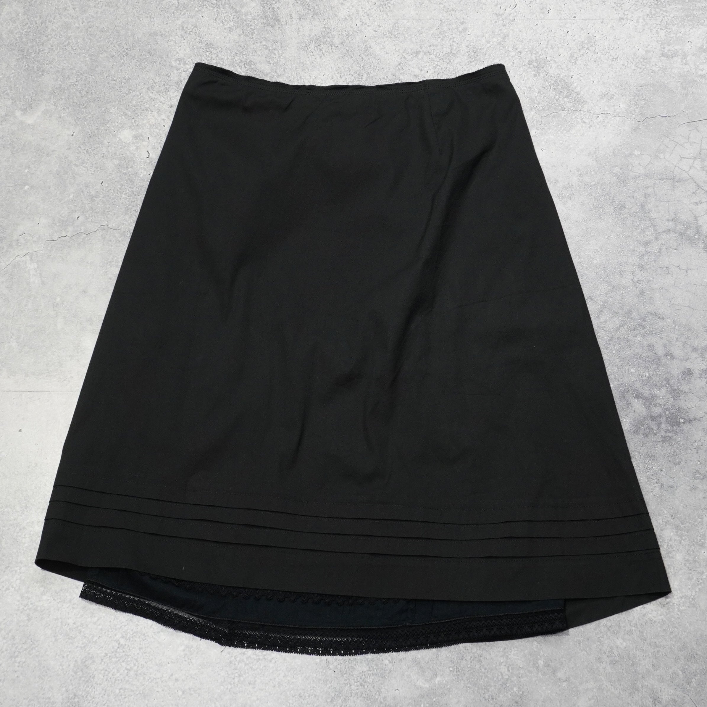 Prada Lace Trim Skirt