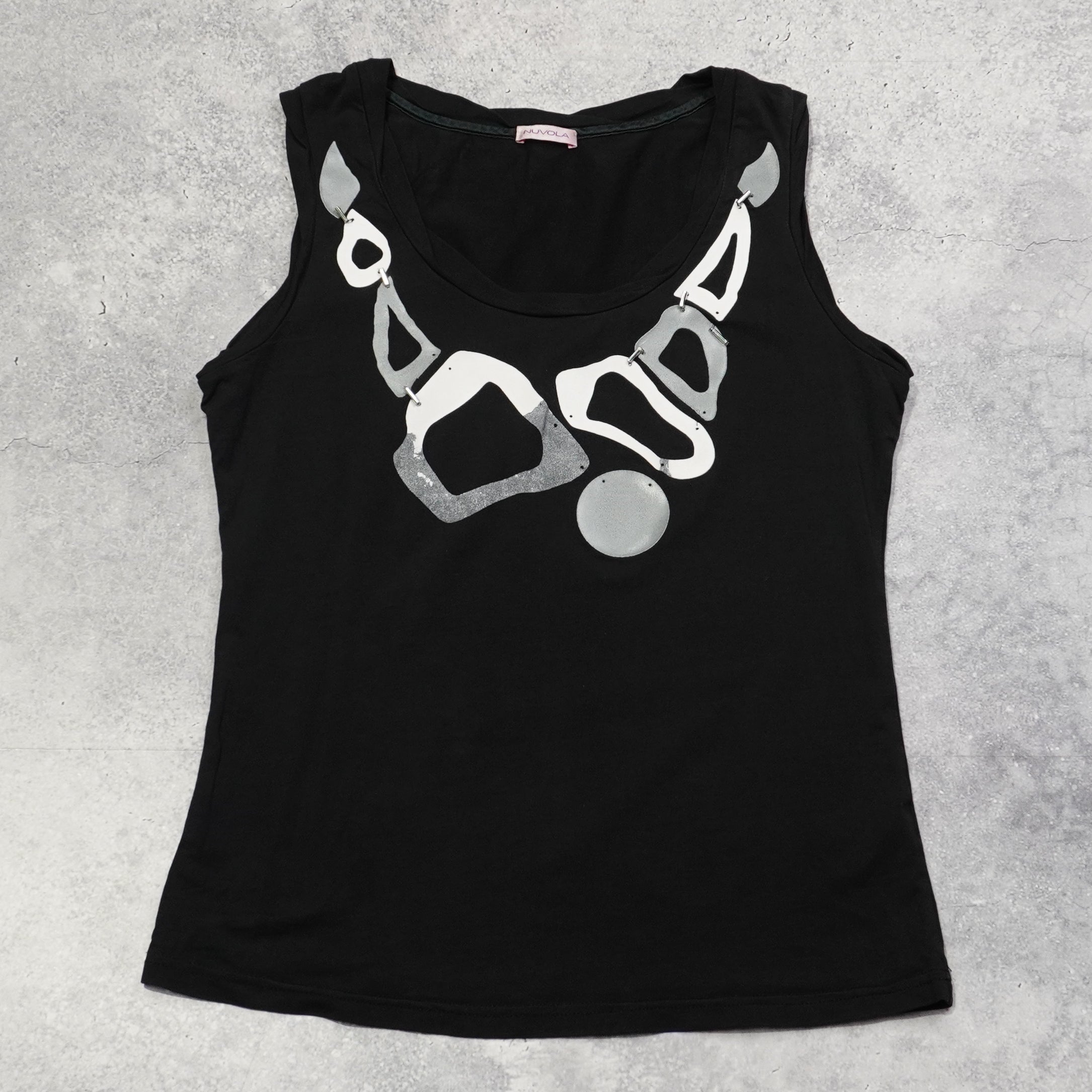 2000s Nuvola Graphic Tank Top