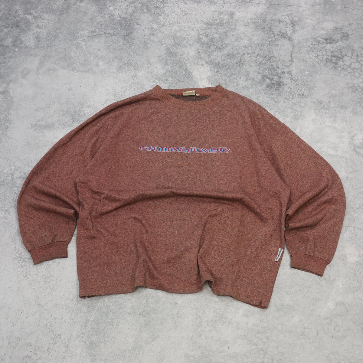 90s Quiksilver Spellout Heather Crewneck Sweater