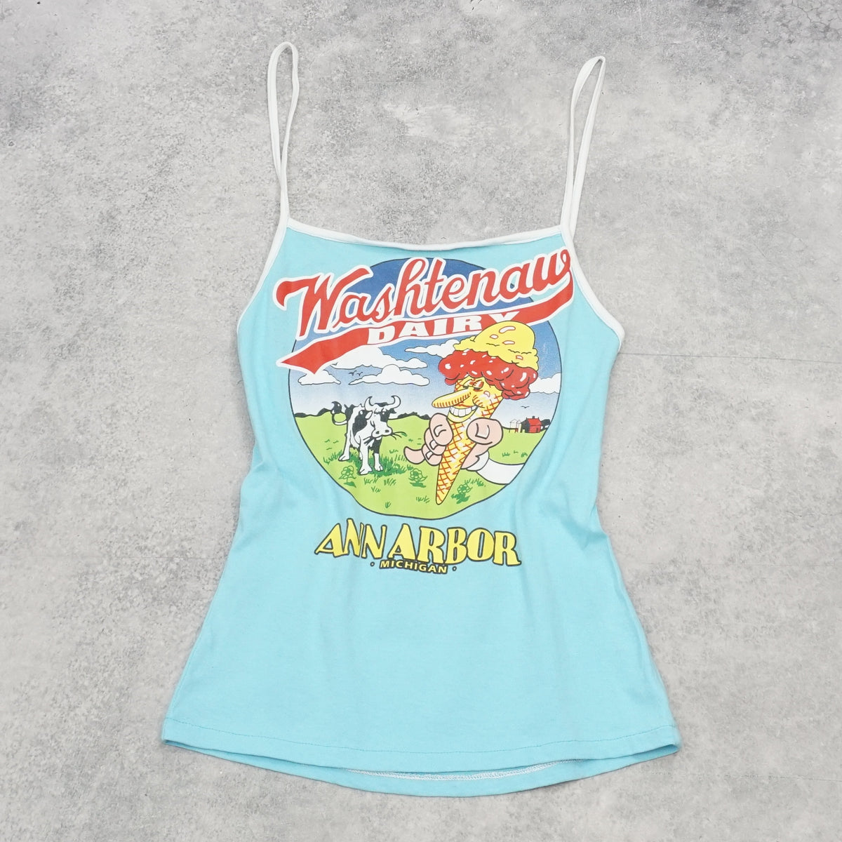 Gildan Washtenaw Dairy Ann Arbor Graphic Cami Top