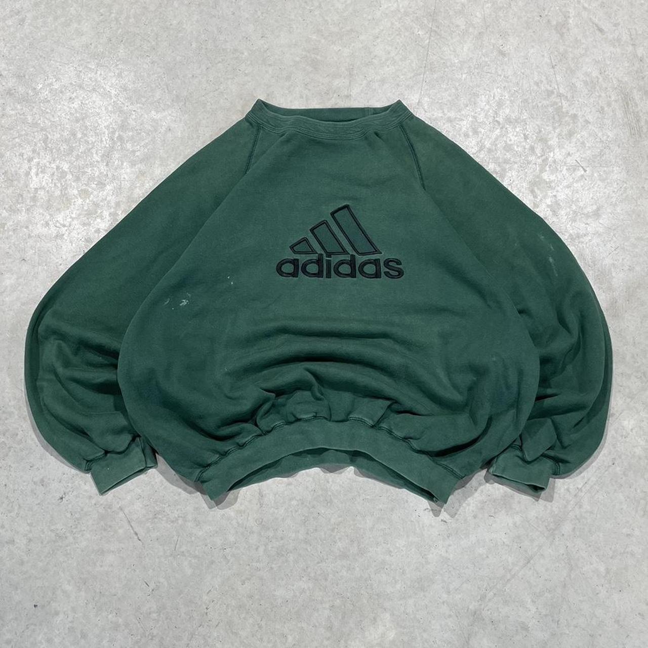 90s Adidas Oversized Crewneck Sweater