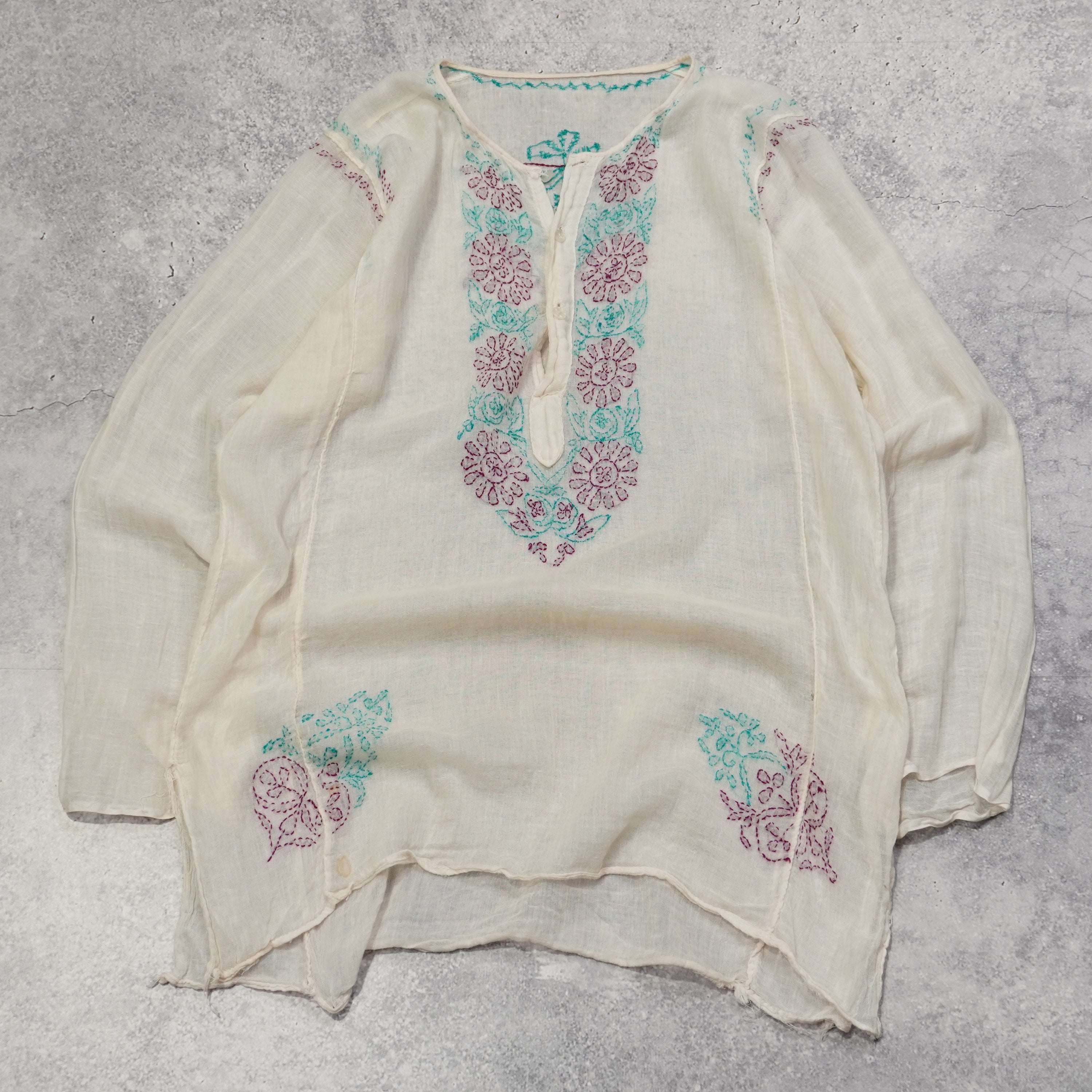 Embroidered Floral Top