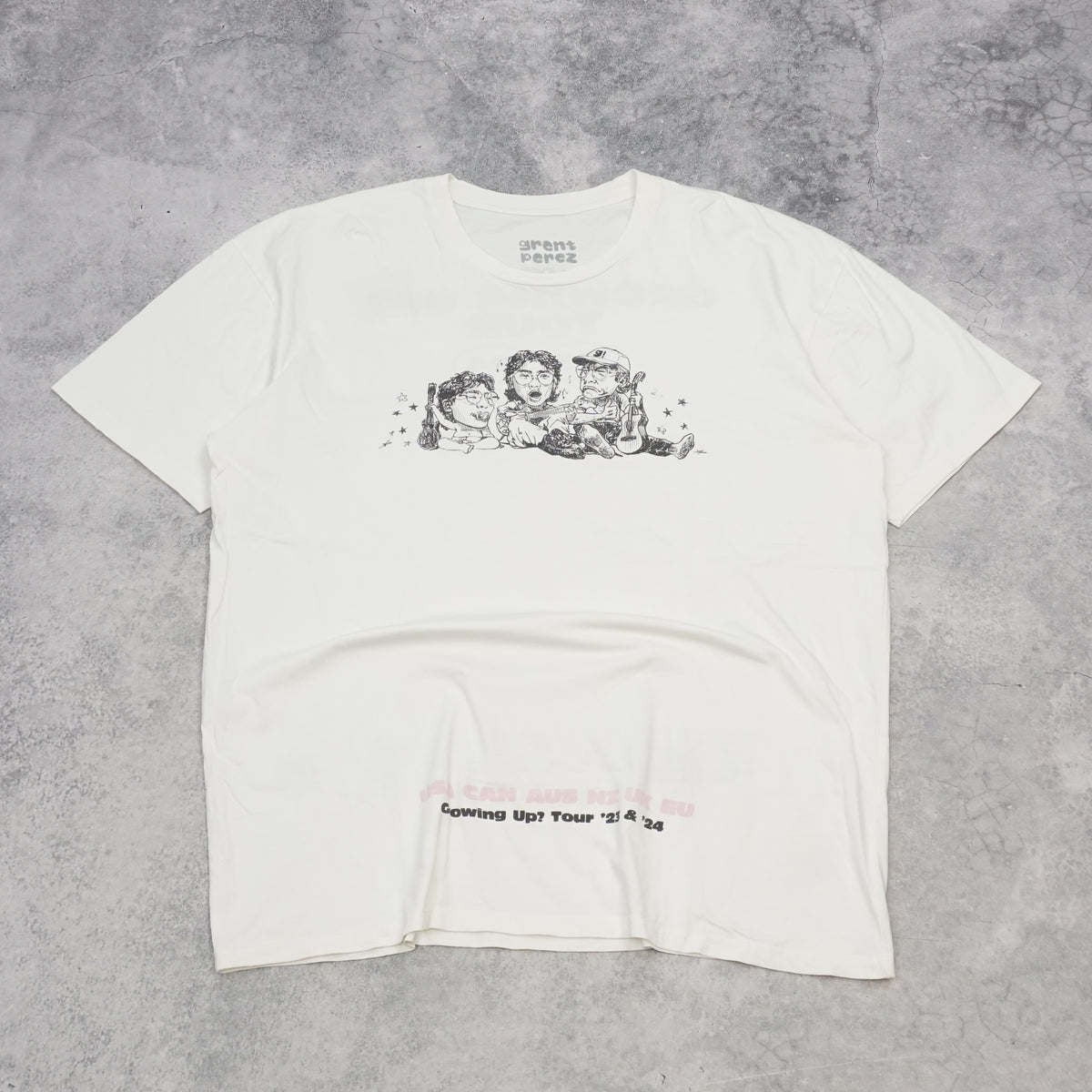 Grent Perez Growing Up Tour Graphic T-Shirt