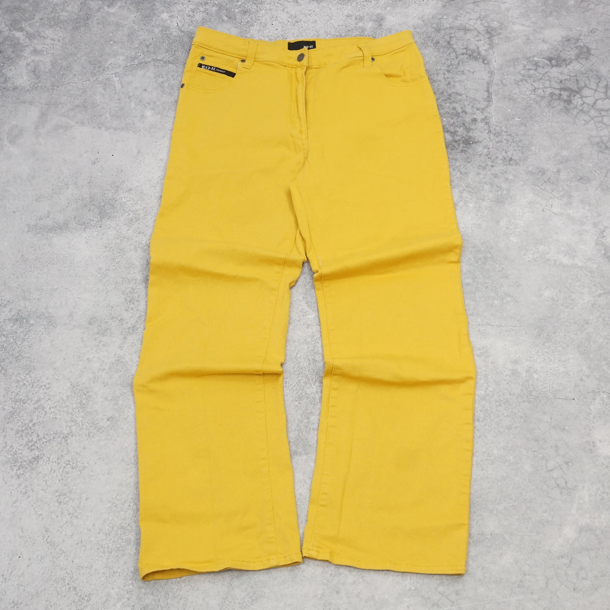 2000s EQ-II Yellow Straight Leg Jeans