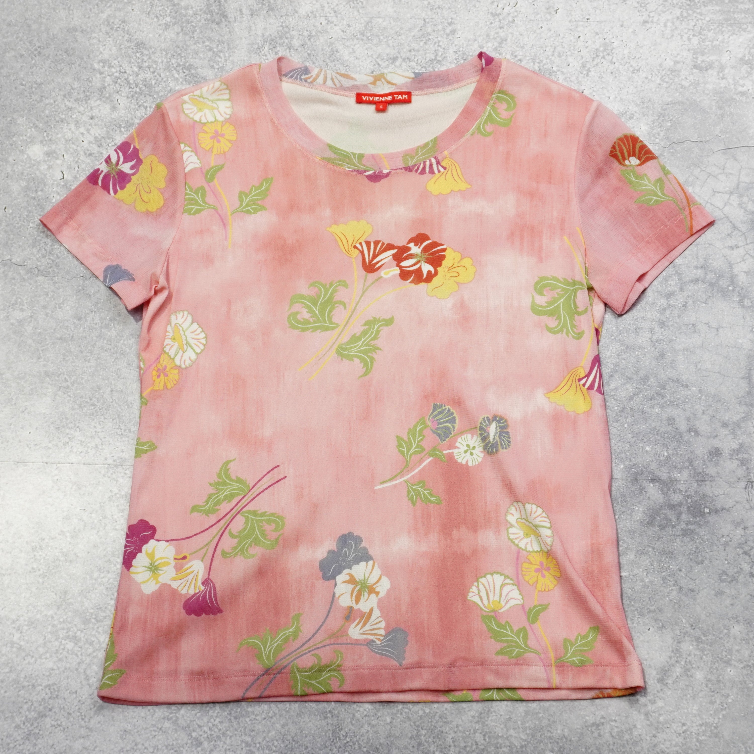 2000s Vivienne Tam Floral Print Top
