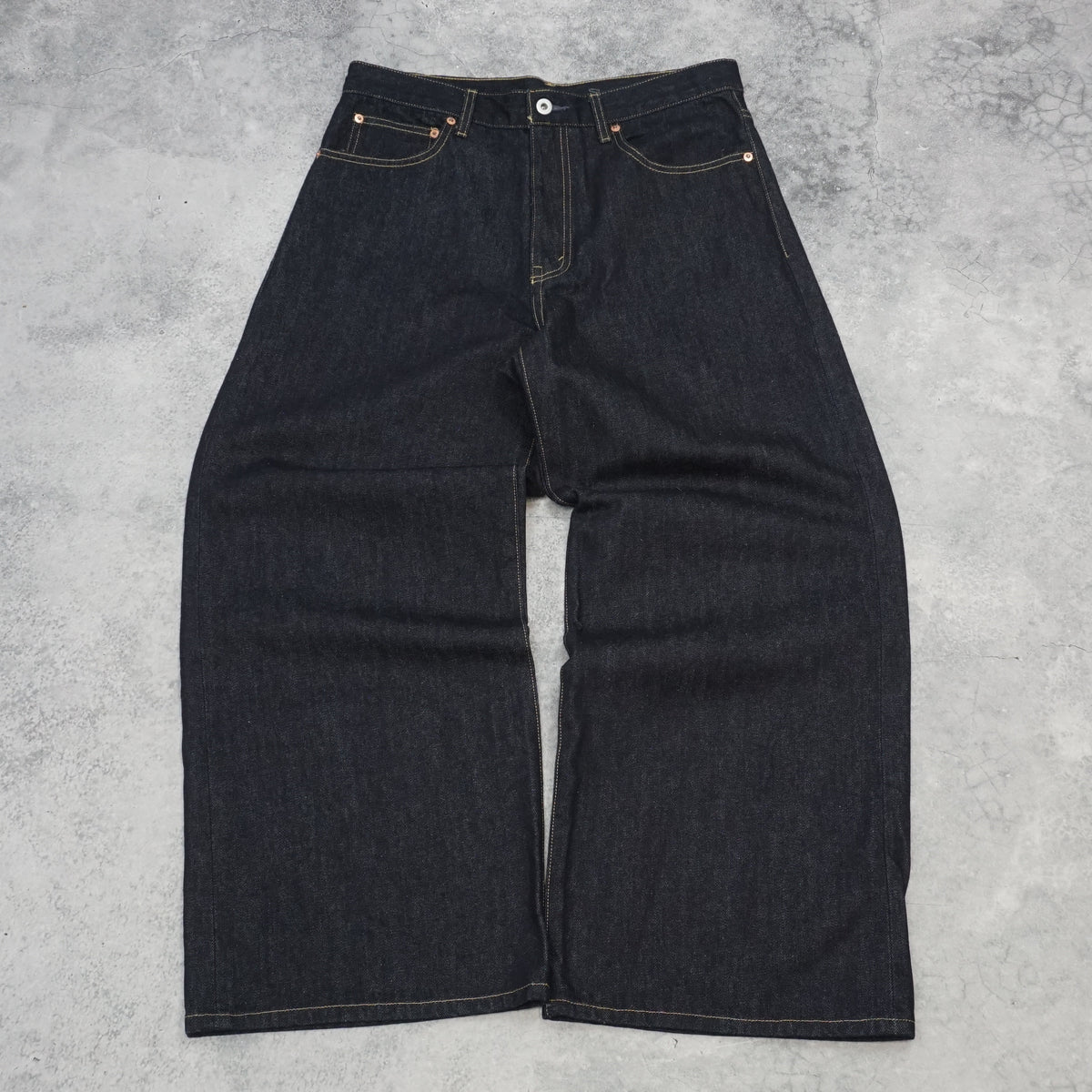 Journal Standard Wide Leg Raw Jeans