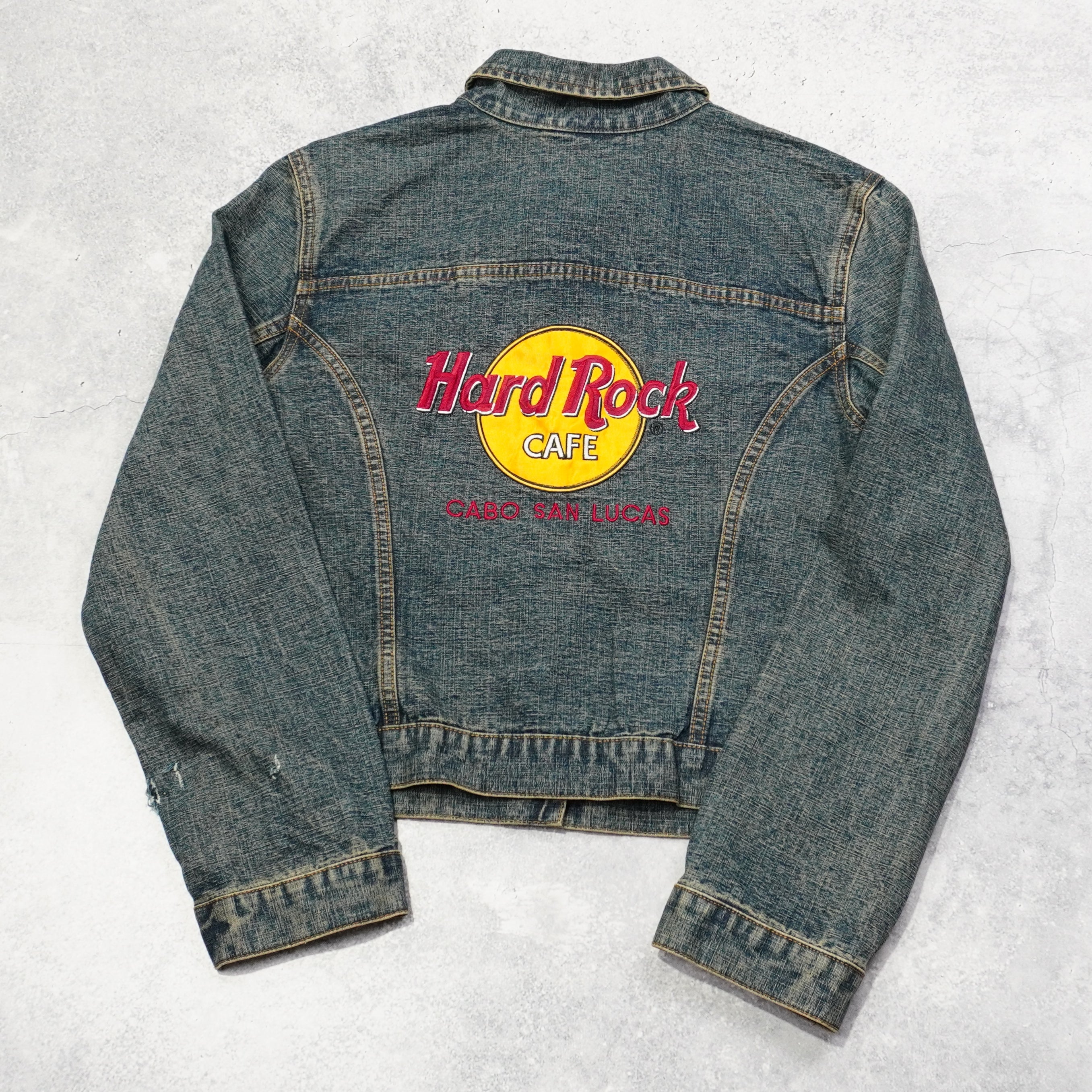 Hard Rock cafe Embroidered Denim Jacket