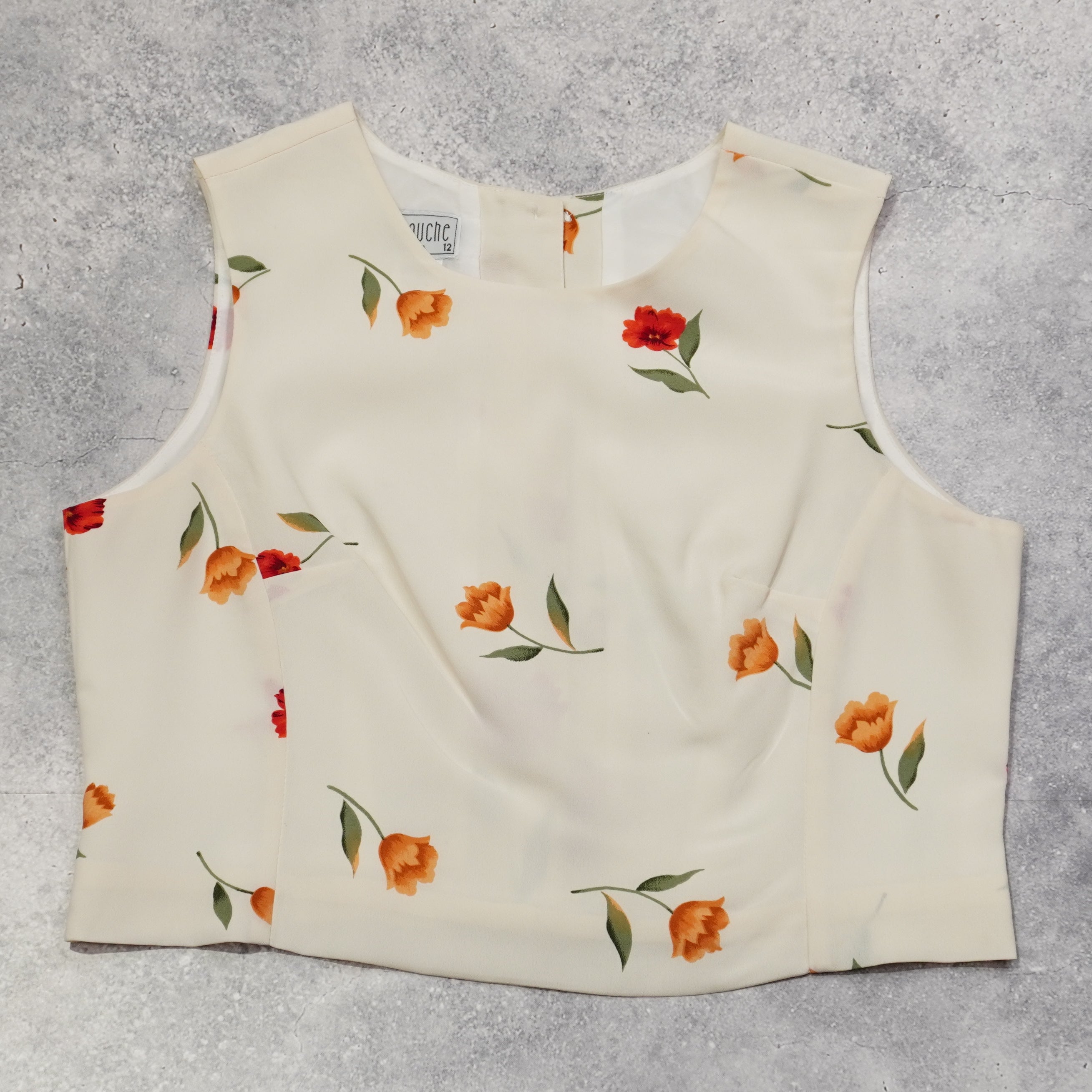 Farouche Floral Print Top Cami