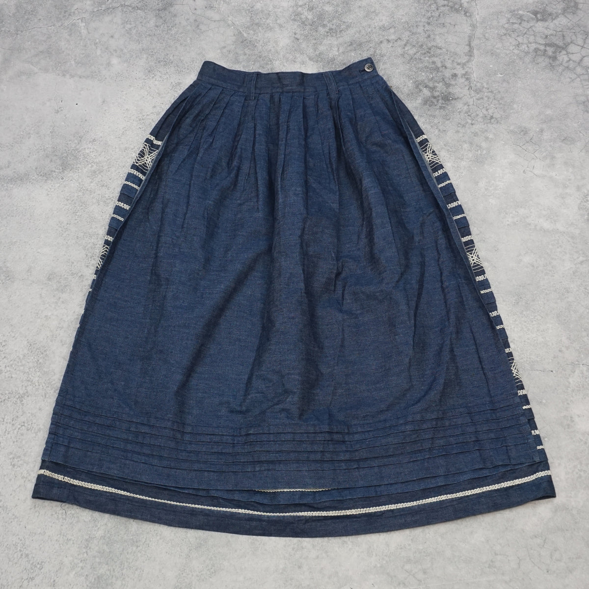 Issey Miyake Embroided Skirt