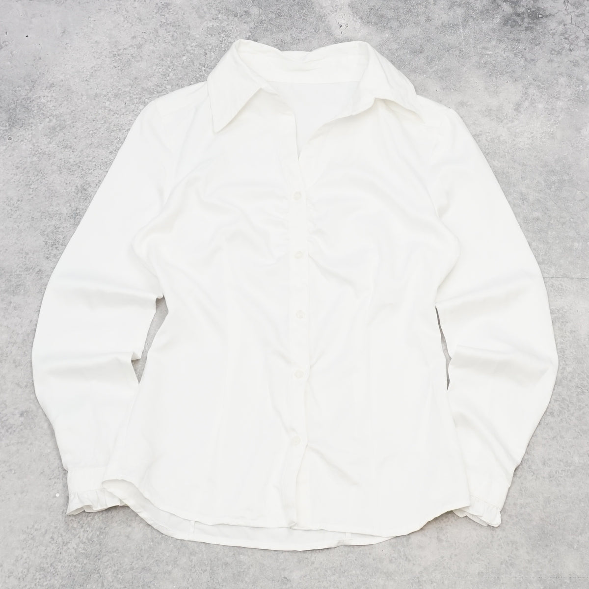 2000s Satin Fitted Blouse