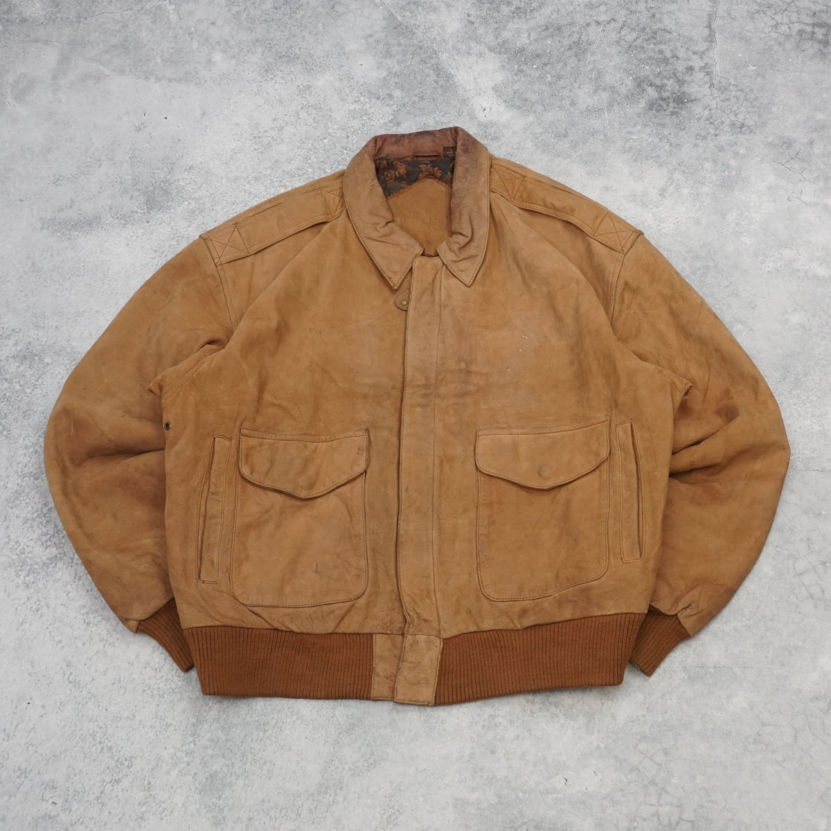 90s Leather Suede Jacket