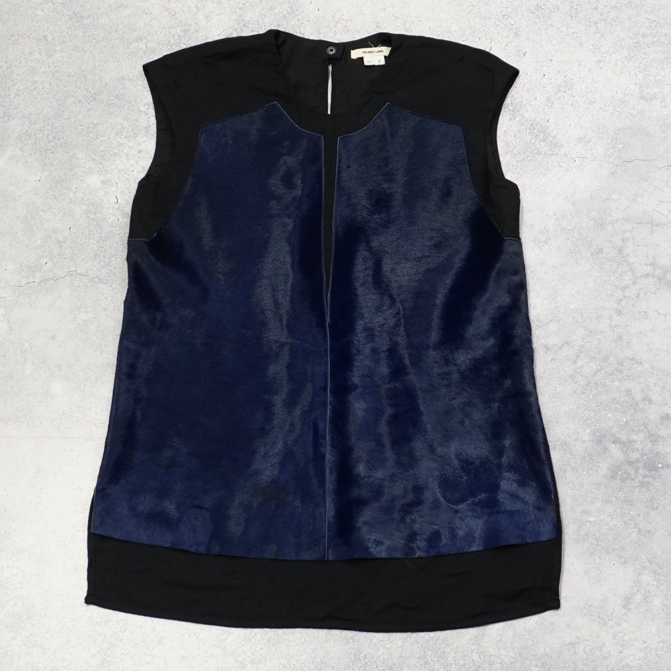 Helmut Lang Faux Hair Top