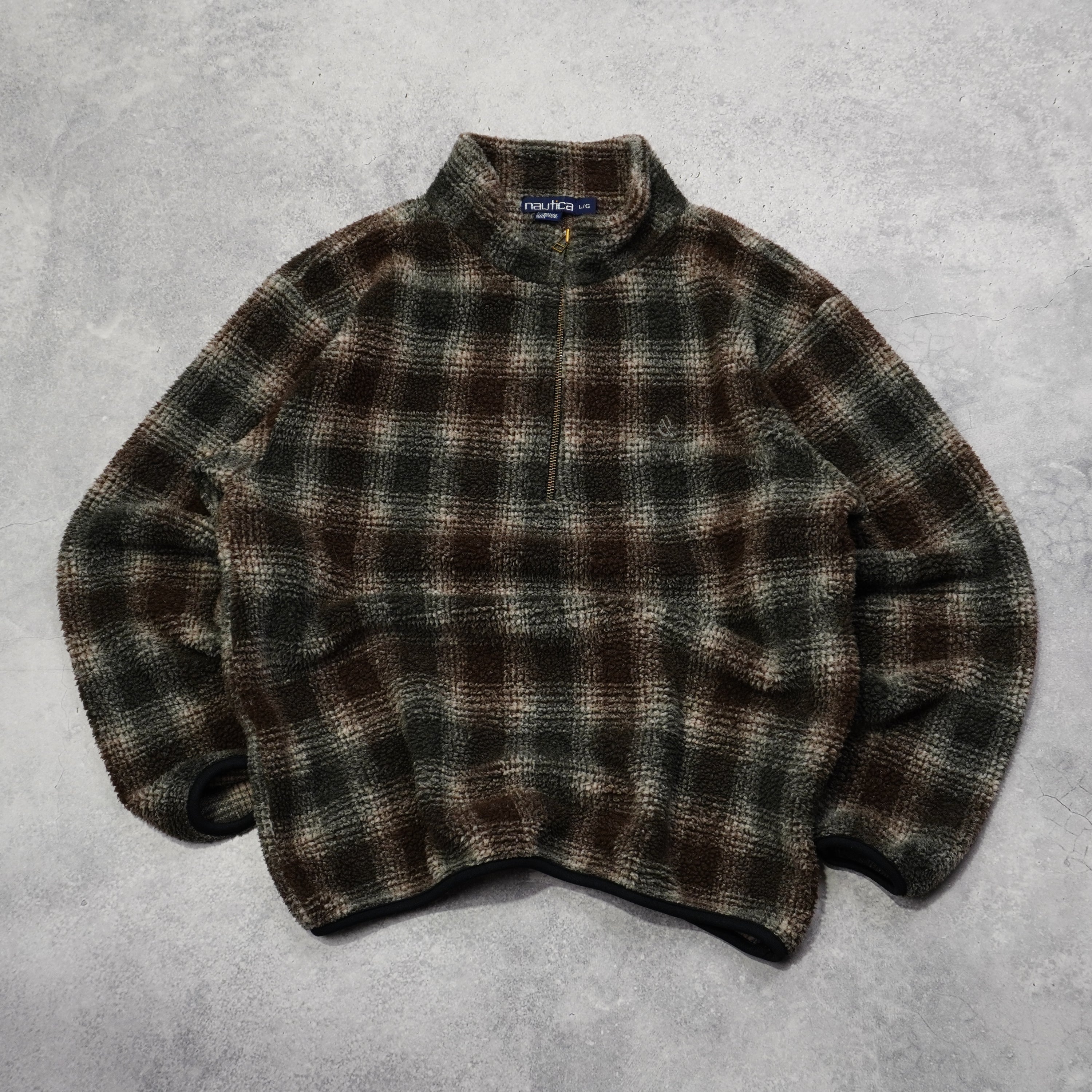 2000s Nautica 1/4 Zip Fleece Fleece
