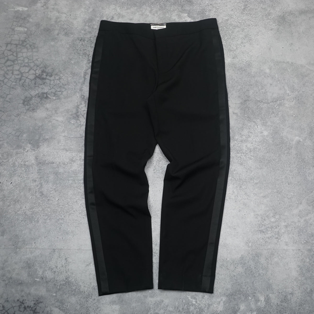 Saint Laurent Paris Straight Leg Suit Pants