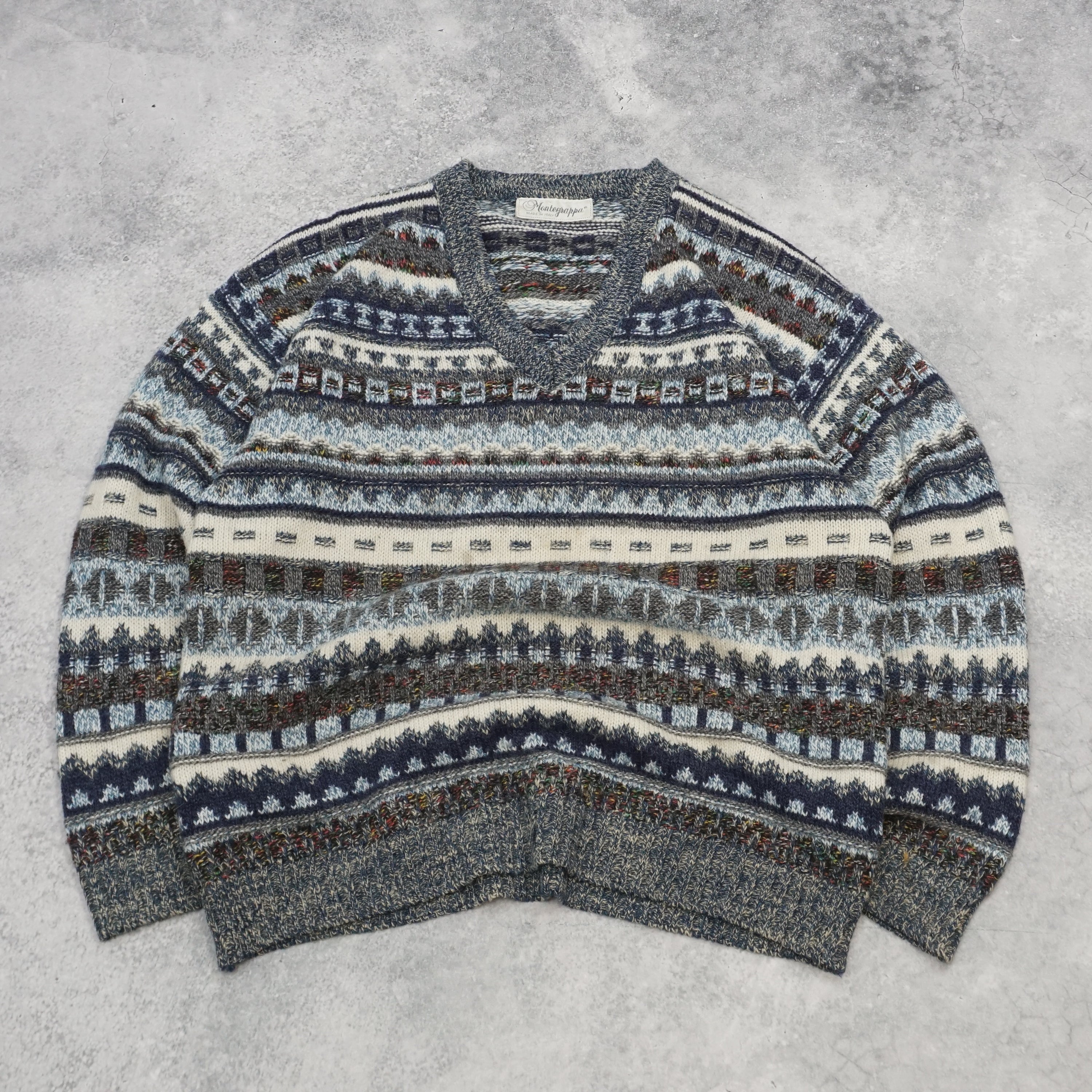Montegrappa Knitted Fair Isle Sweater