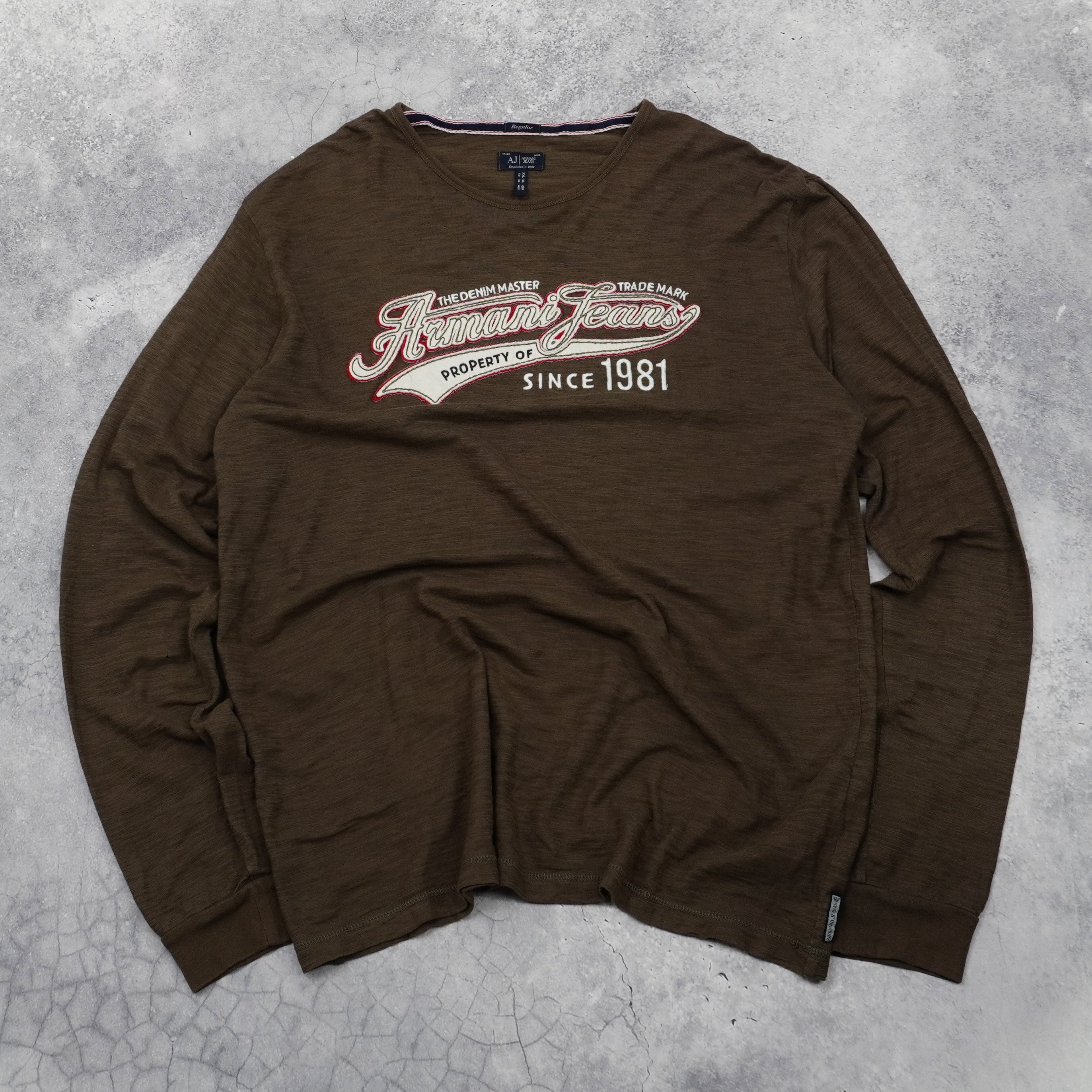 2000s Armani Jeans Long Sleeve T-Shirt