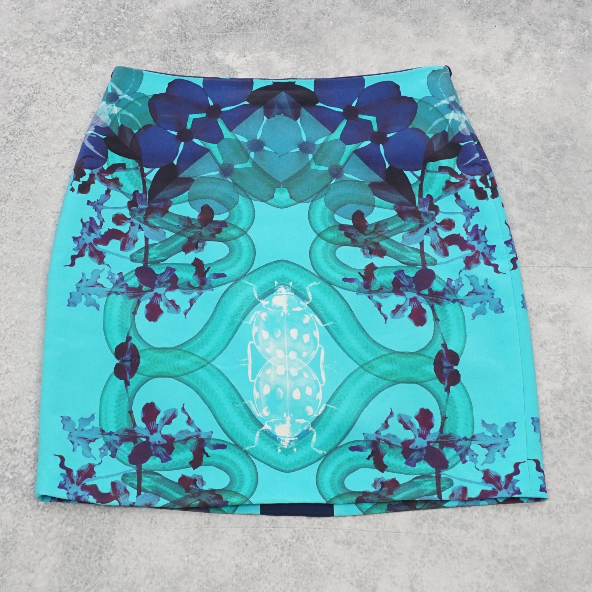 Michael Lo Sordo Floral Print Skirt