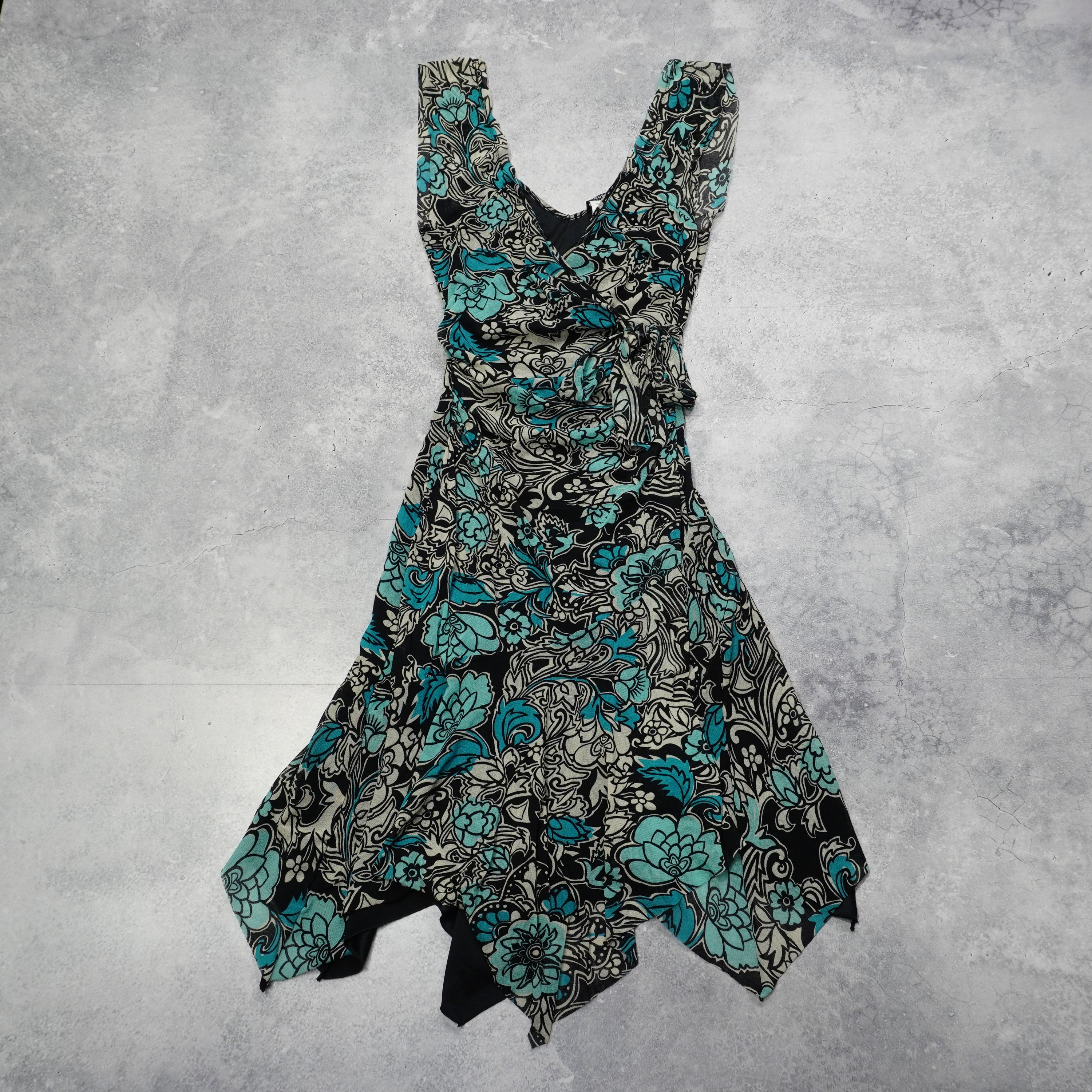 2000s Morgan De Toi Floral Patterned Dress