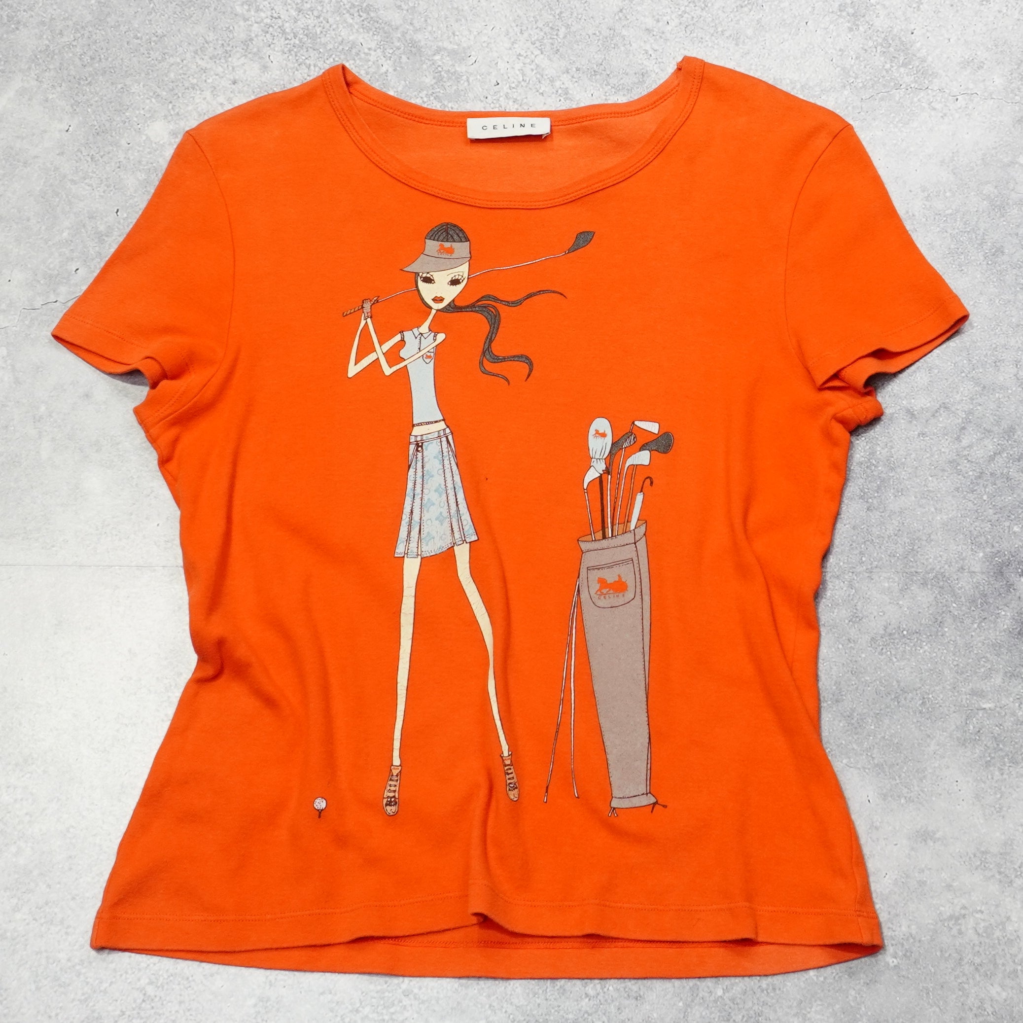 2000s Celine Graphic T-Shirt