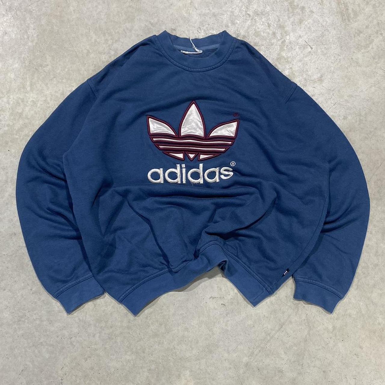 90s Adidas Big Logo Crewneck