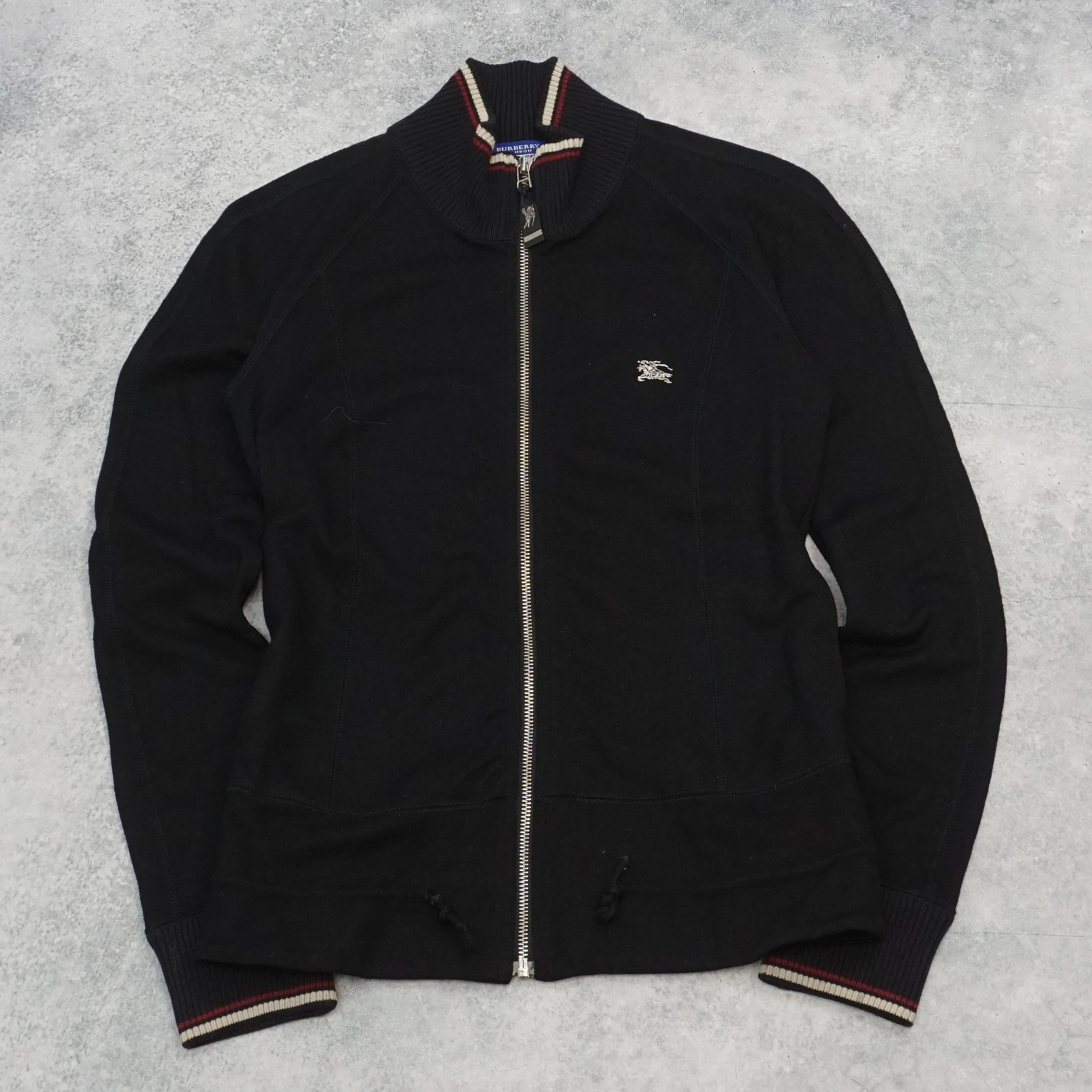 2000s Burberry Blue Label Wool Zip Up