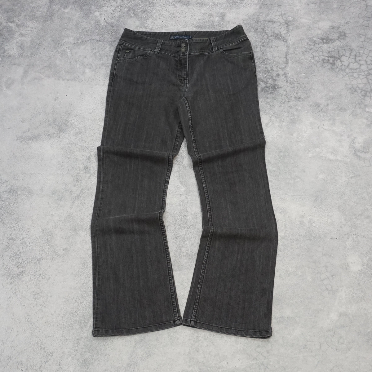 2000s David Lawrence Grey Bootcut Jeans