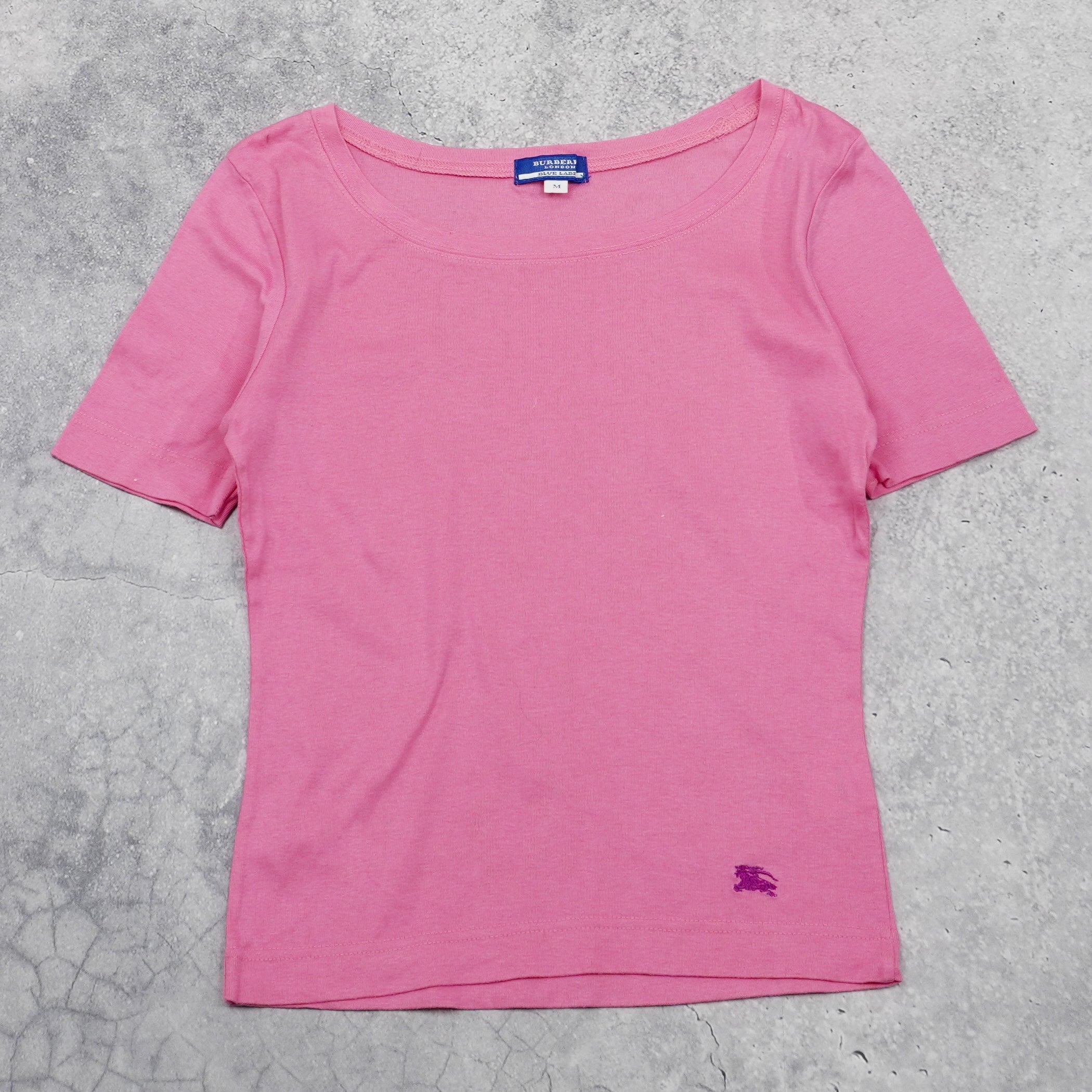2000s Burberry Blue Label Fitted T-Shirt