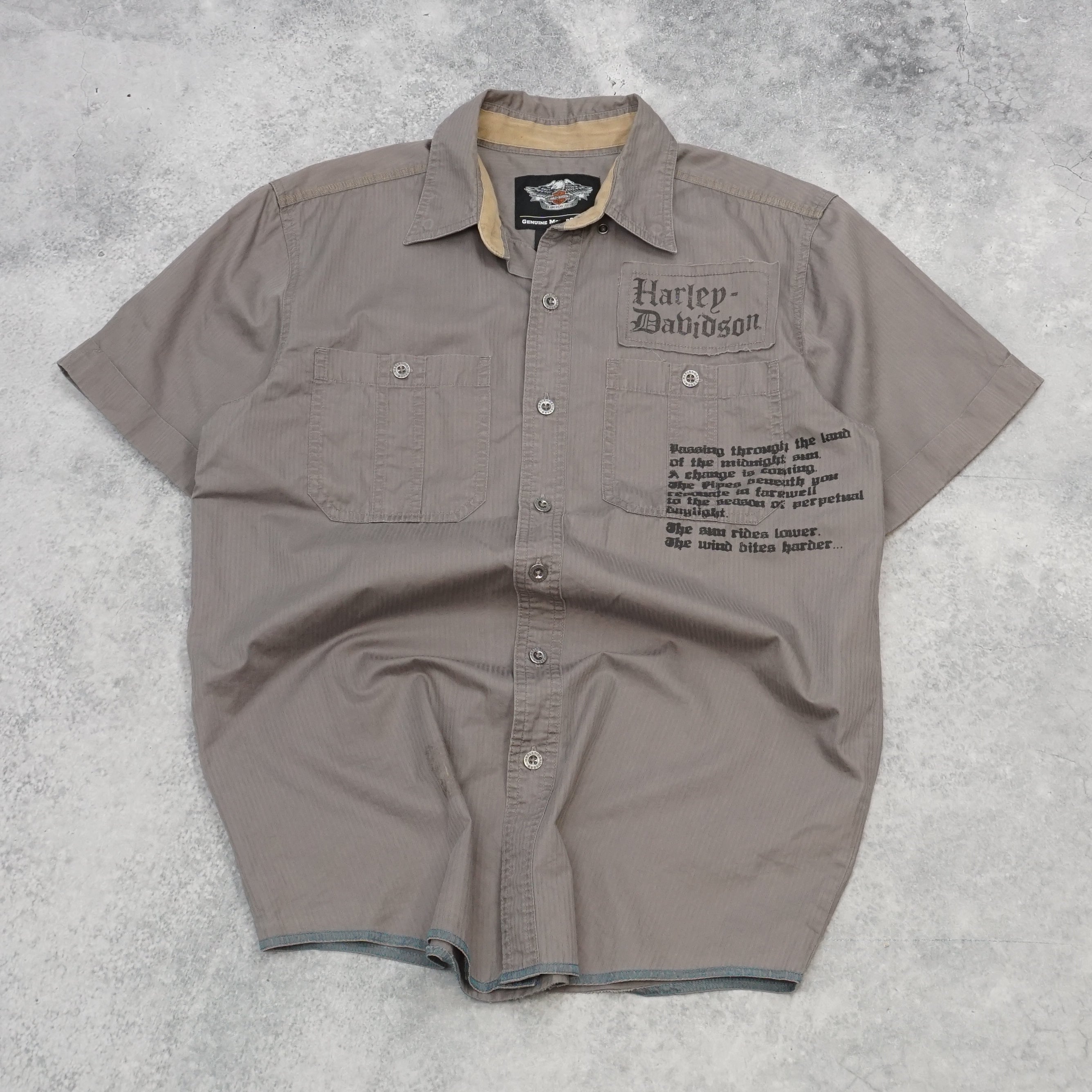 2000s Harley-Davidson Button Up