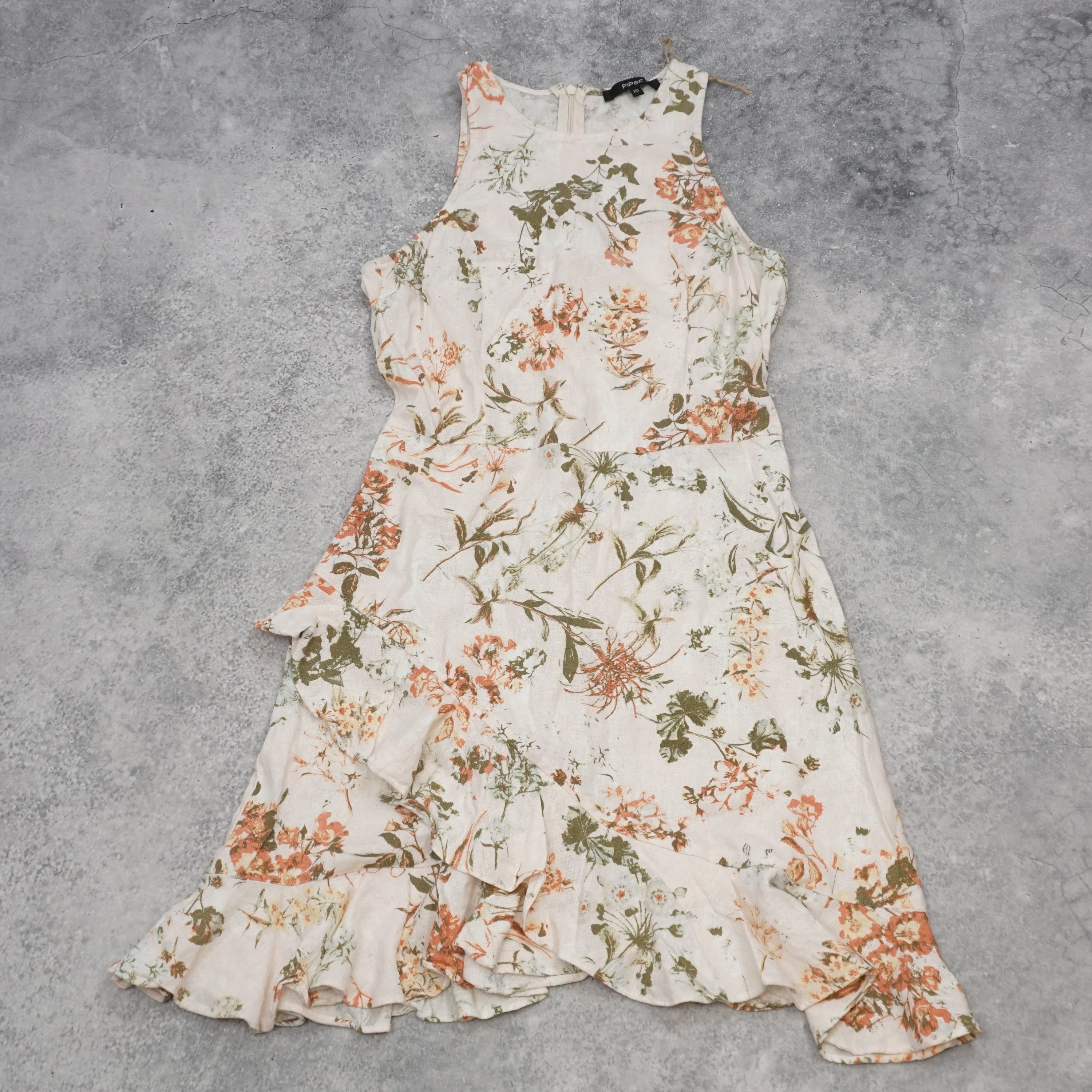 Piper Floral Ruffle Dress