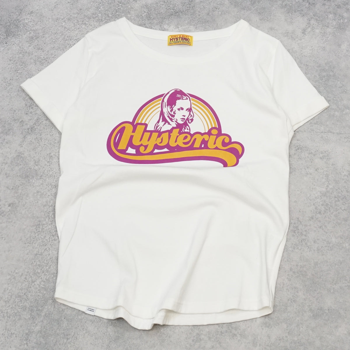 2000s Hysteric Glamour Graphic Girl Print T-Shirt
