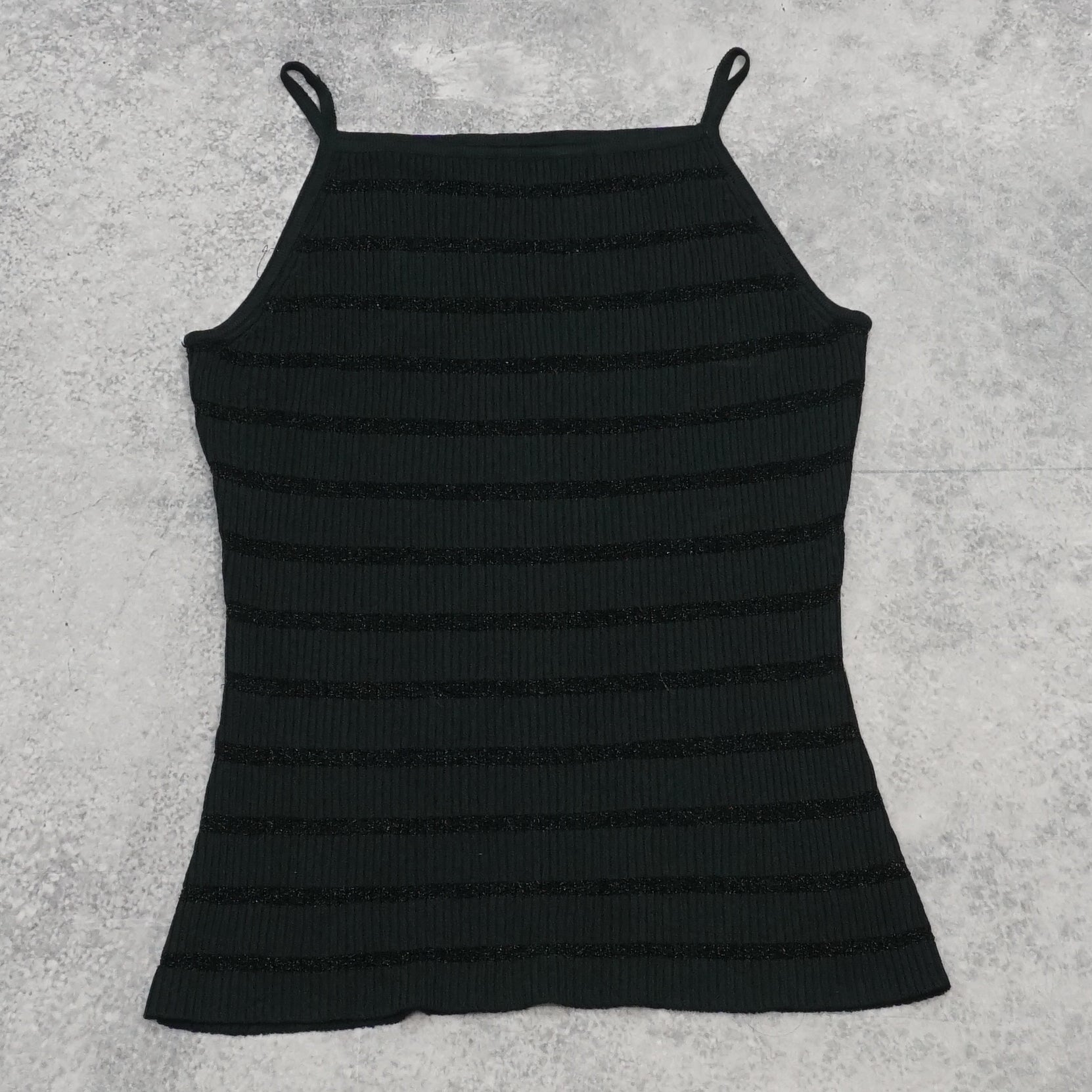2000s Striped Knitted Cami