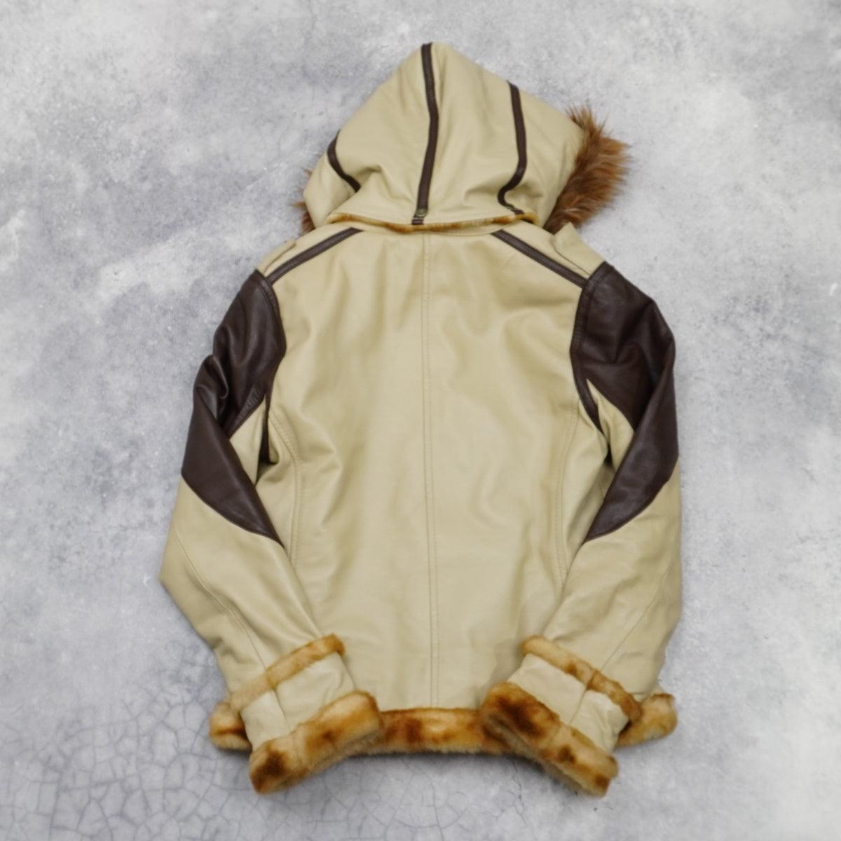 2000s Avirex Faux Fur Jacket