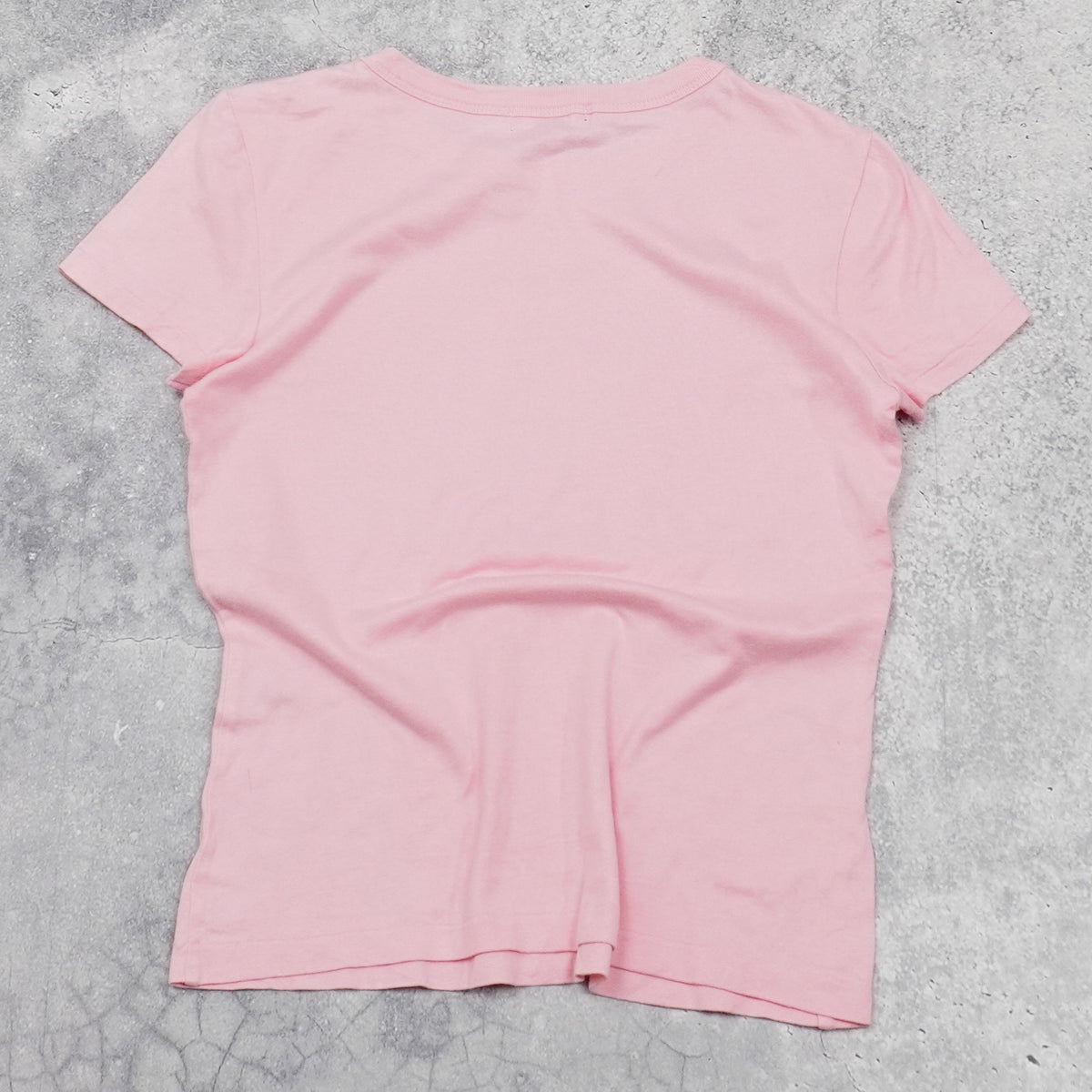 2000s Burberry Blue Label Logo Pink T-Shirt