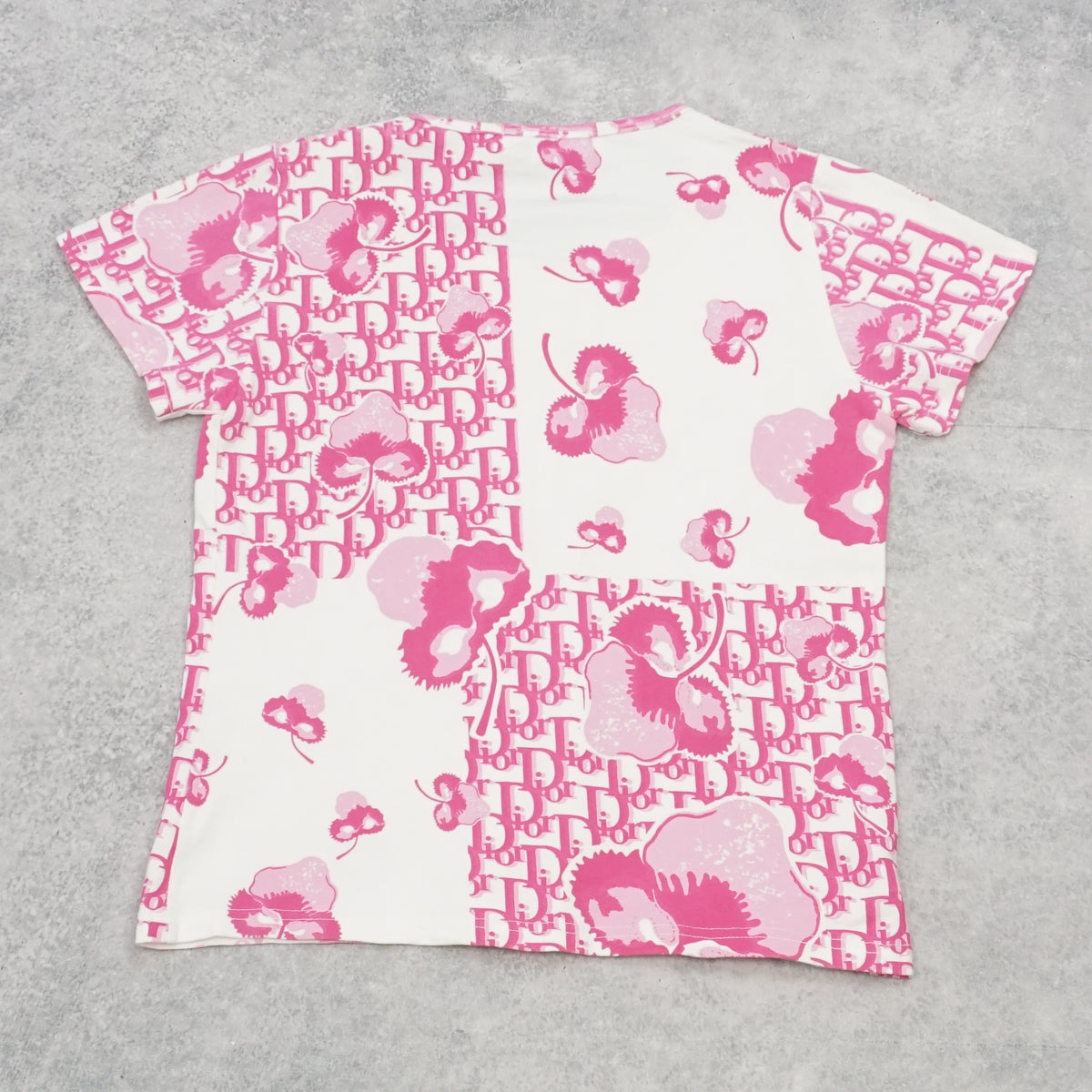 2000s Christian Dior Boutique Diorissimo Monogram Floral T-Shirt