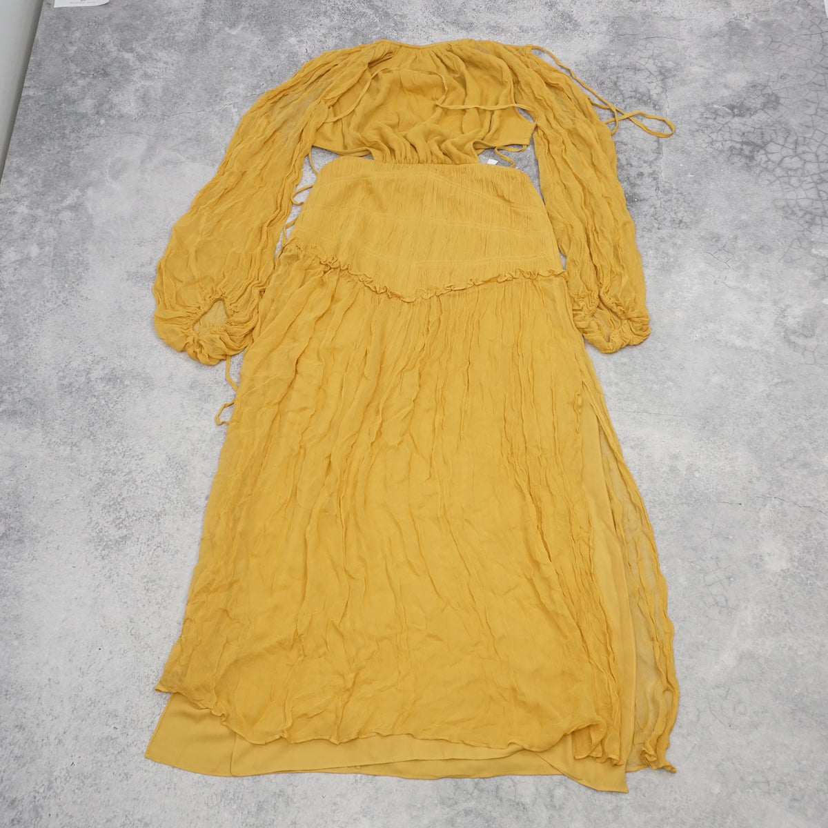 Shona Joy Maxi Sheer Sleeve Dress