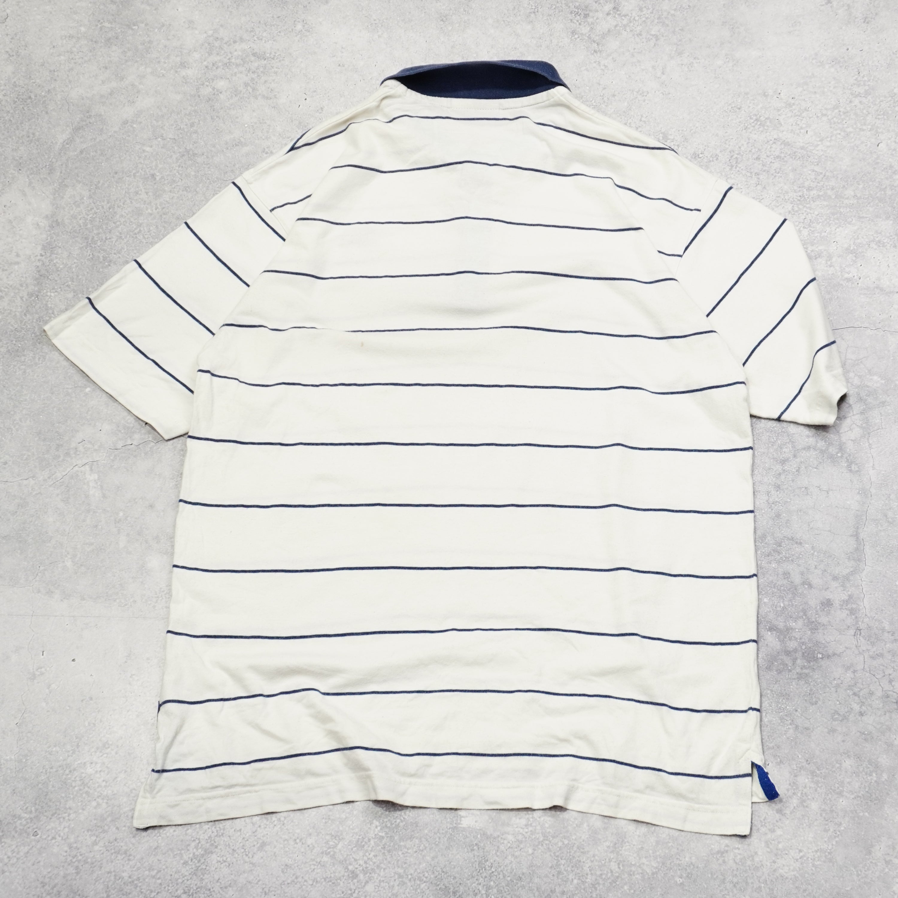2000s Umbro Striped Polo