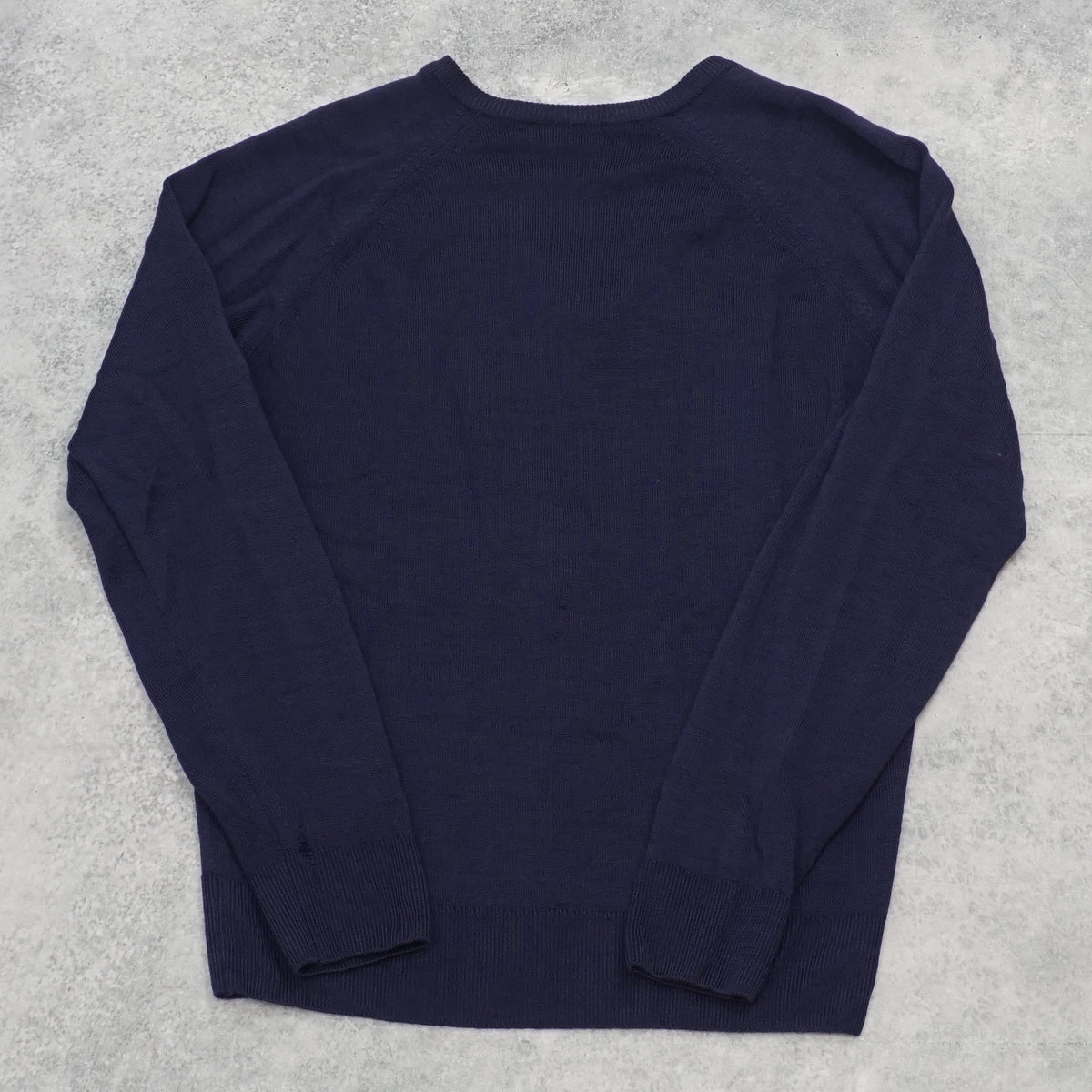80s Edinburgh V-Neck Wool Sweater
