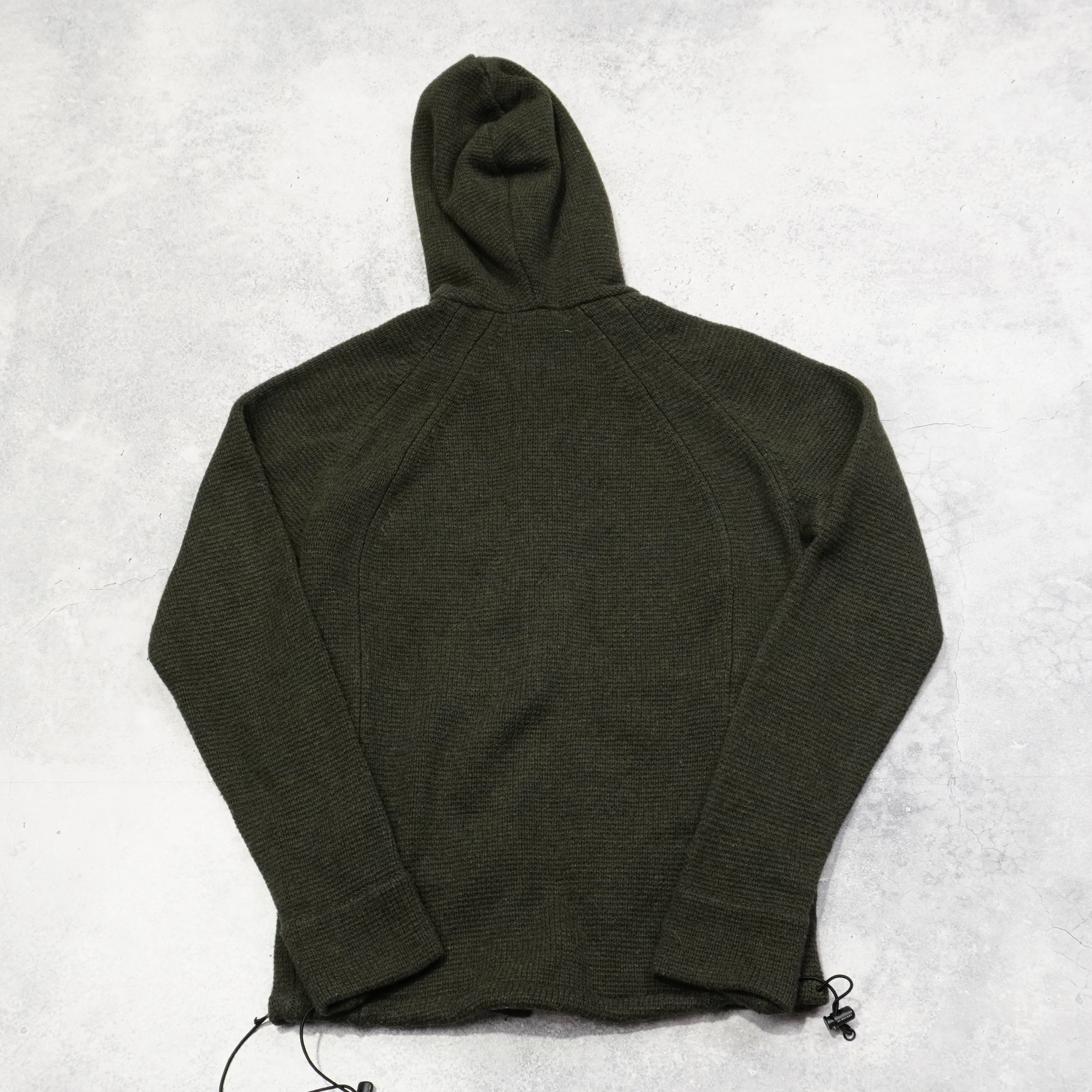 2000s Burberry Black Label Wool Hoodie