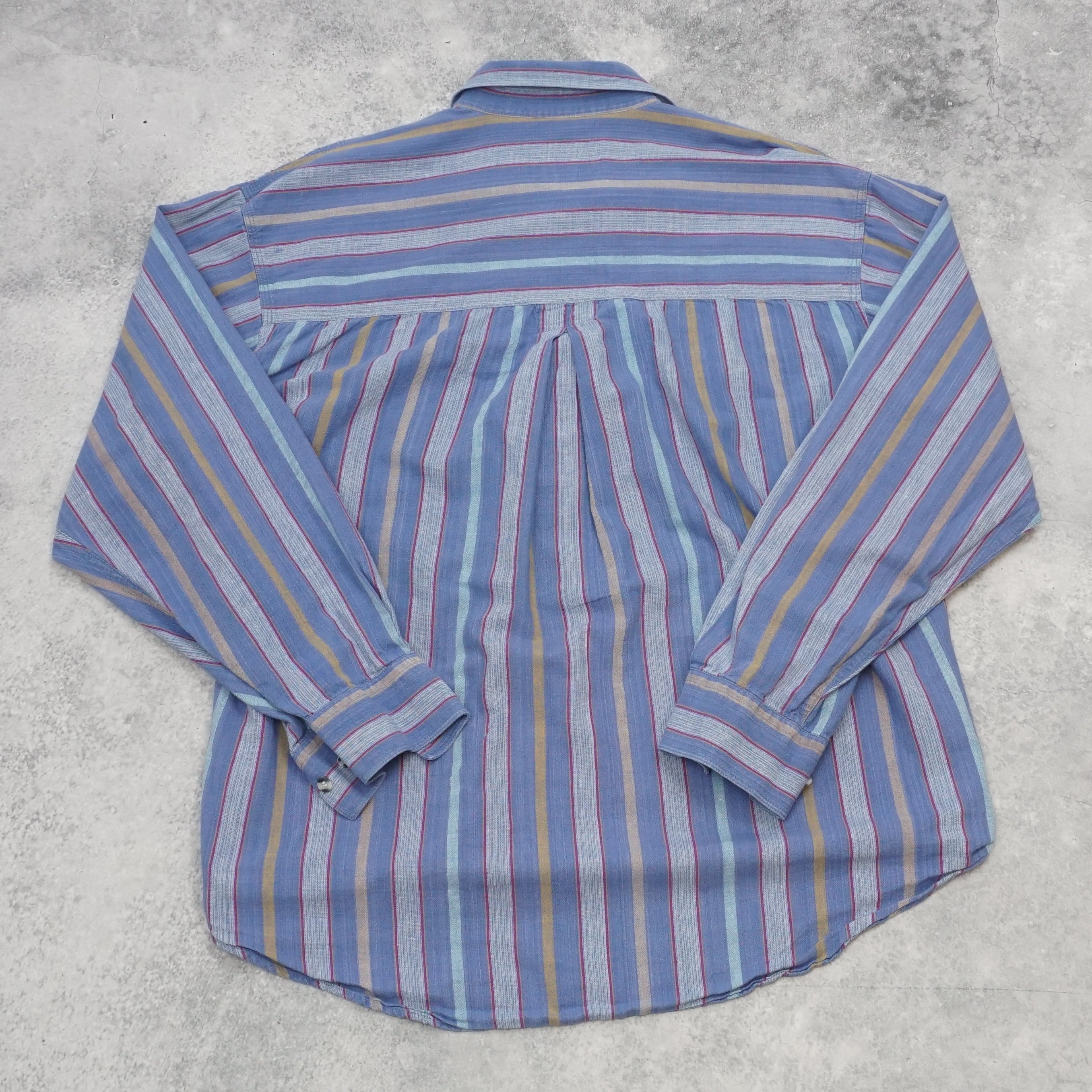90s Ivy League Striped Shirt